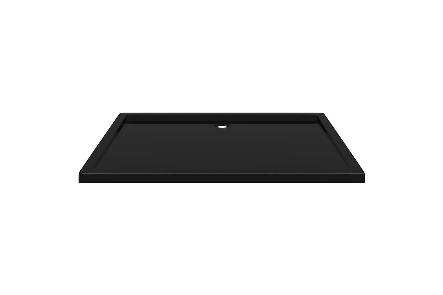 vidaXL 148919 Rectangular Abs Shower Base Tray Black 80x120cm-4