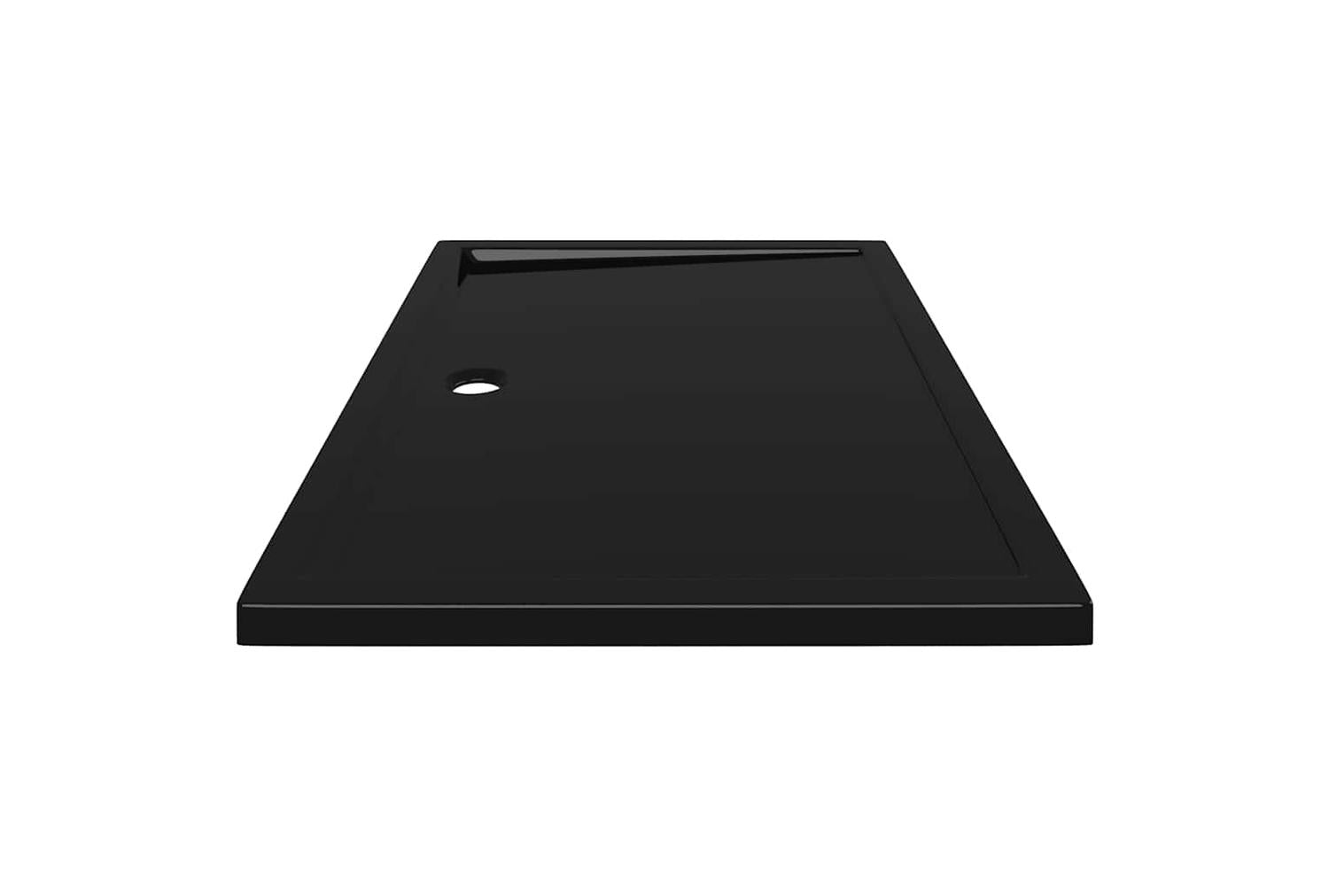 vidaXL 148919 Rectangular Abs Shower Base Tray Black 80x120cm-5