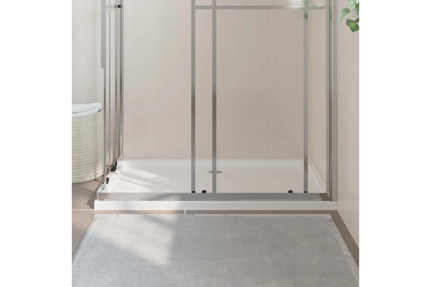 vidaXL 148910 Rectangular Abs Shower Base Tray White 80x120cm-3