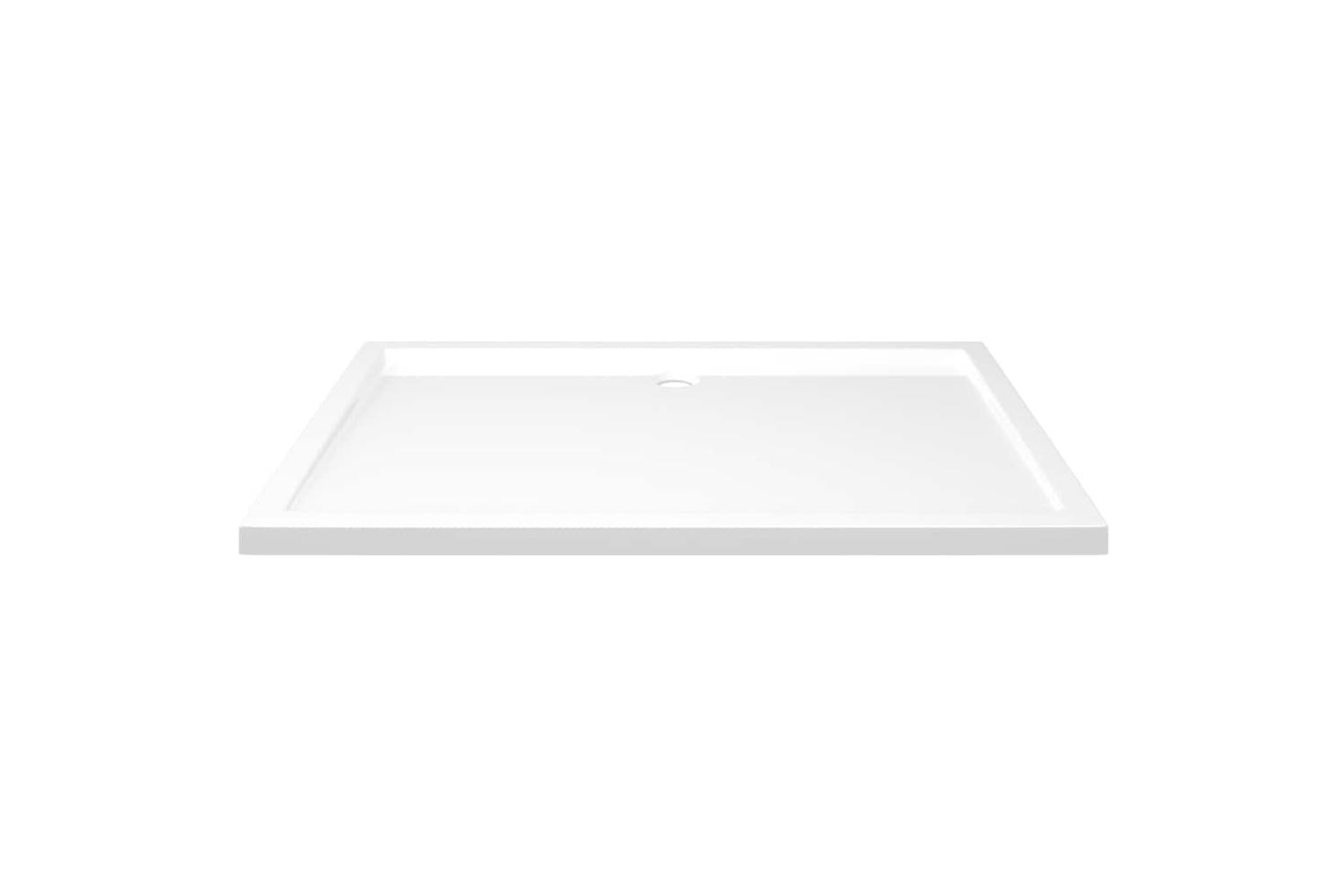 vidaXL 148910 Rectangular Abs Shower Base Tray White 80x120cm-4