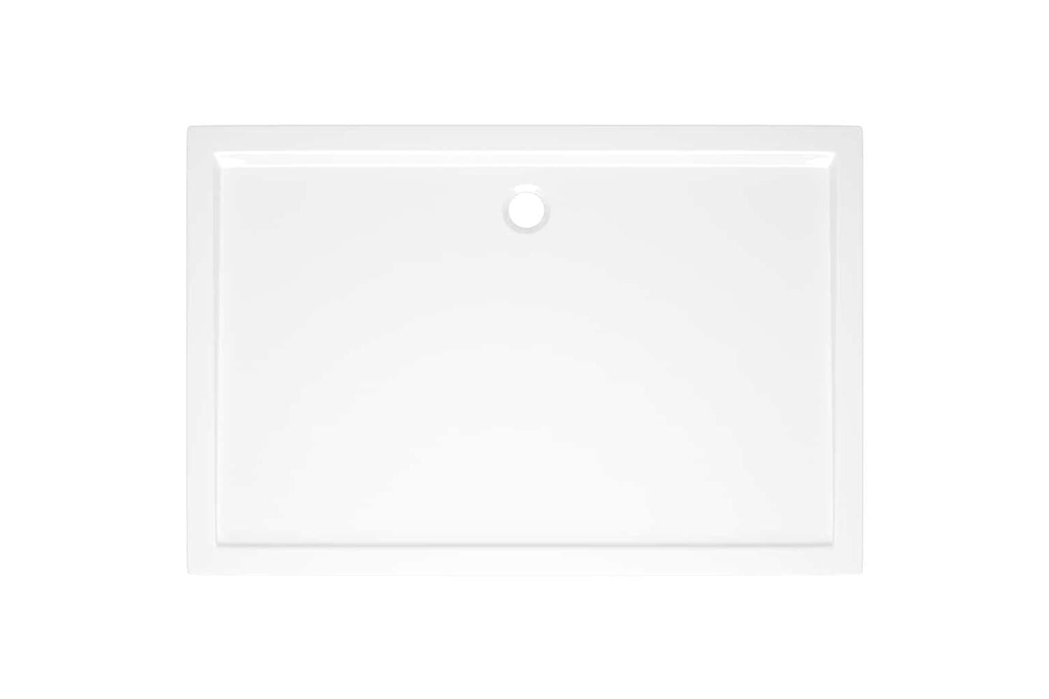 vidaXL 148910 Rectangular Abs Shower Base Tray White 80x120cm-5