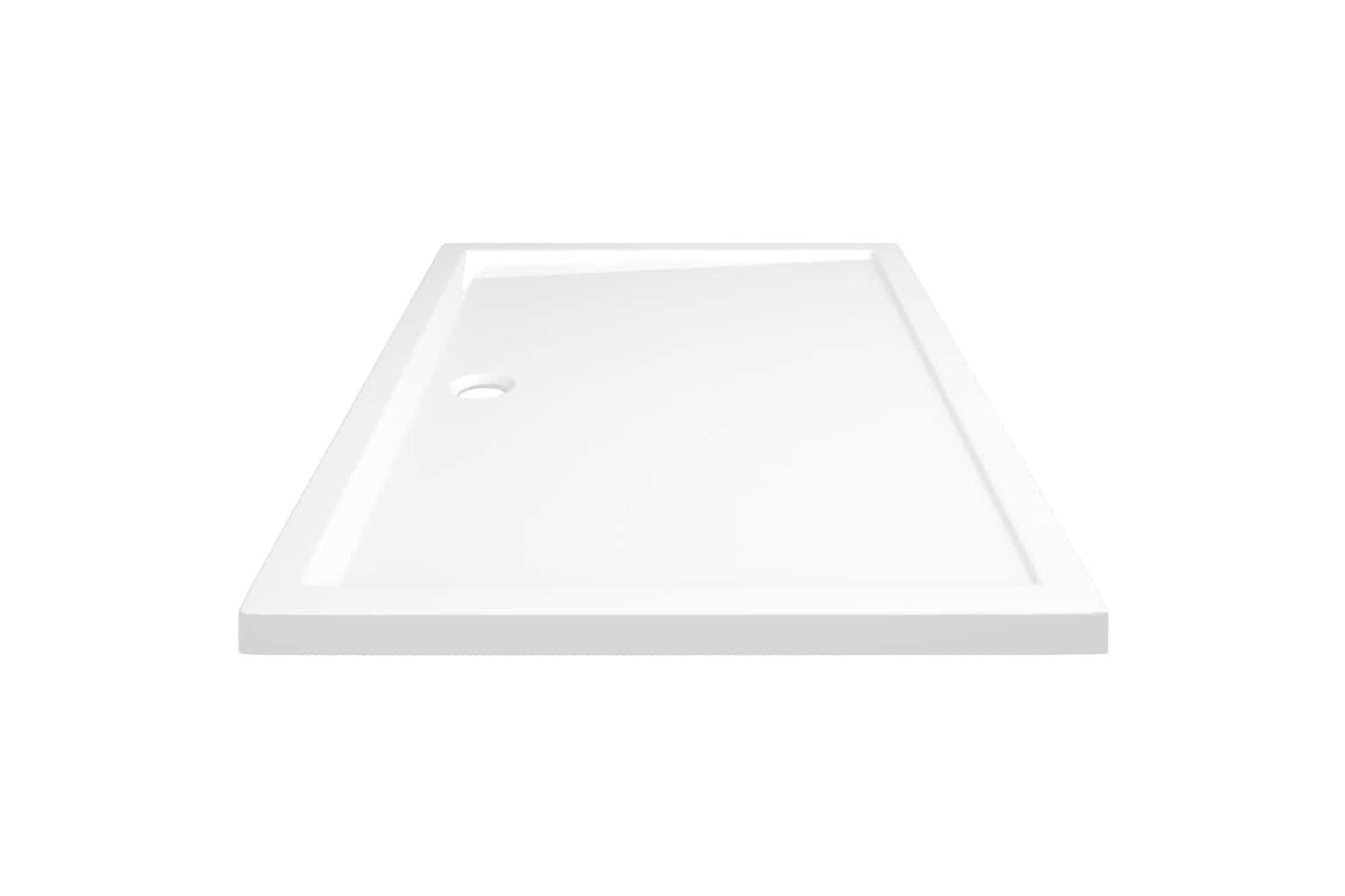 vidaXL 148910 Rectangular Abs Shower Base Tray White 80x120cm-6
