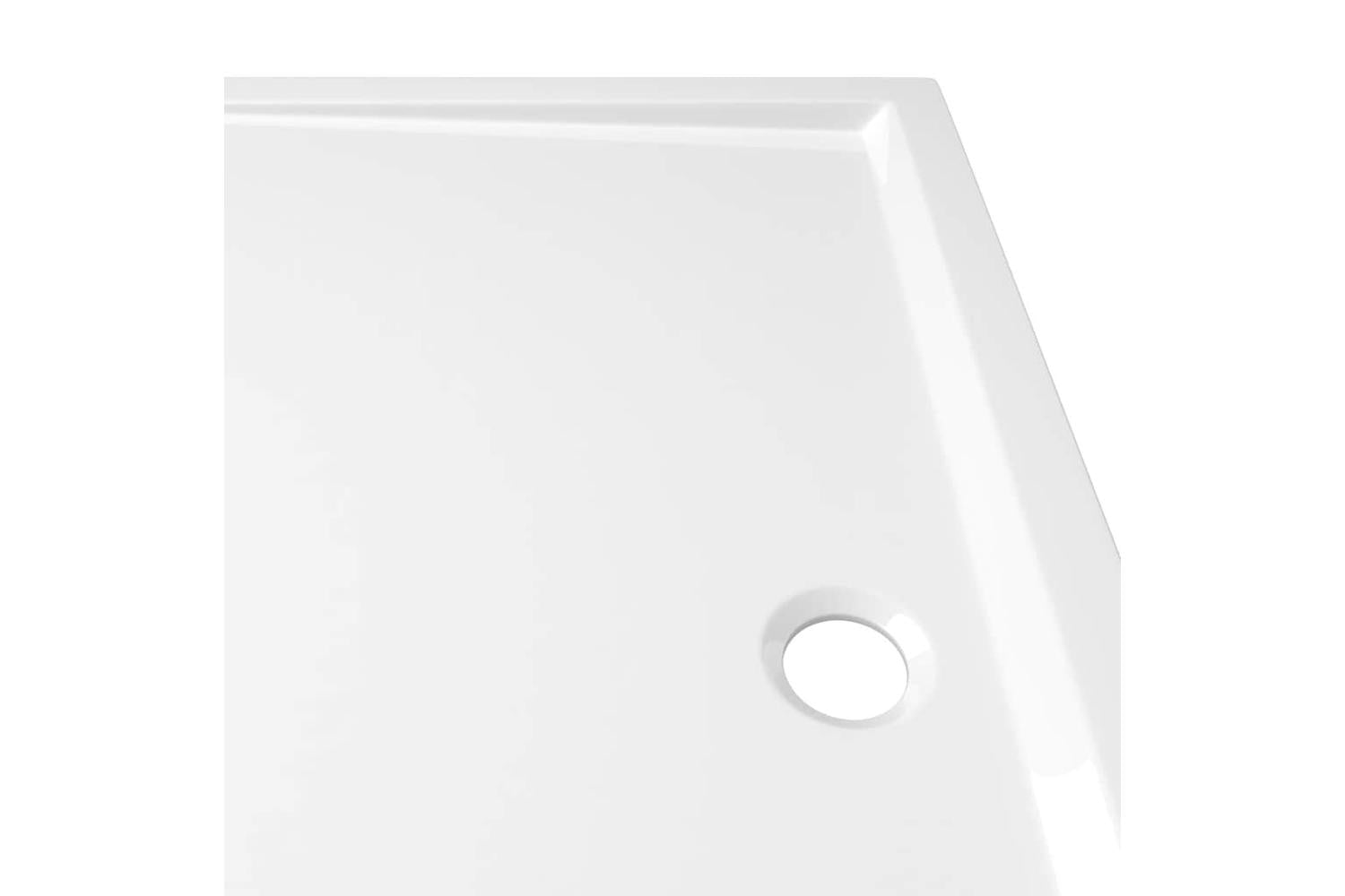 vidaXL 148910 Rectangular Abs Shower Base Tray White 80x120cm-7