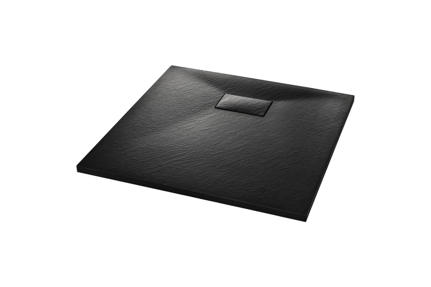 vidaXL 144779 Shower Base Tray Smc Black 90x90cm
