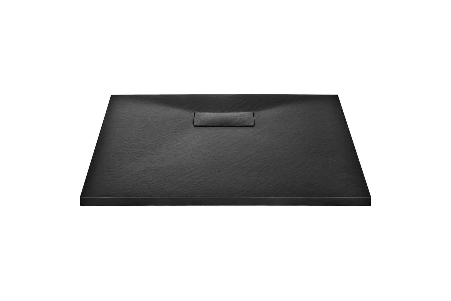 vidaXL 144779 Shower Base Tray Smc Black 90x90cm-3