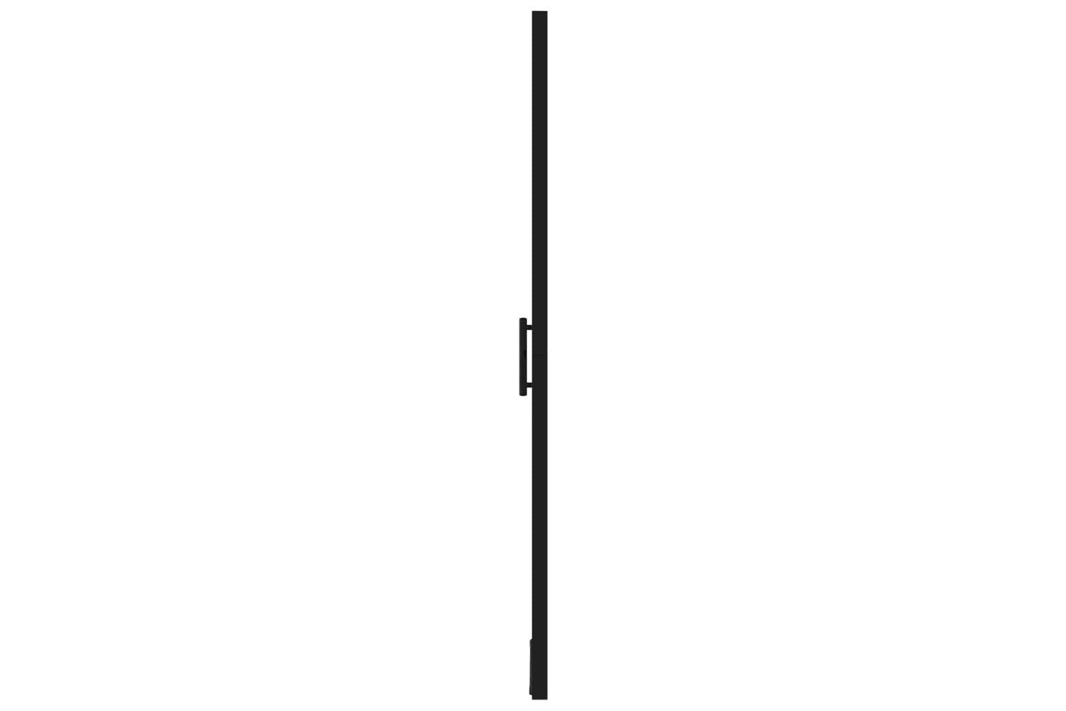 vidaXL 148892 Shower Doors Tempered Glass 100x178cm Black-4