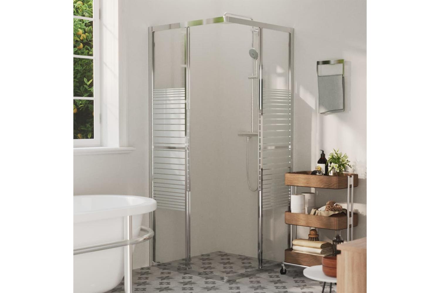 vidaXL 150762 Shower Cabin Esg 80x80x180cm-3