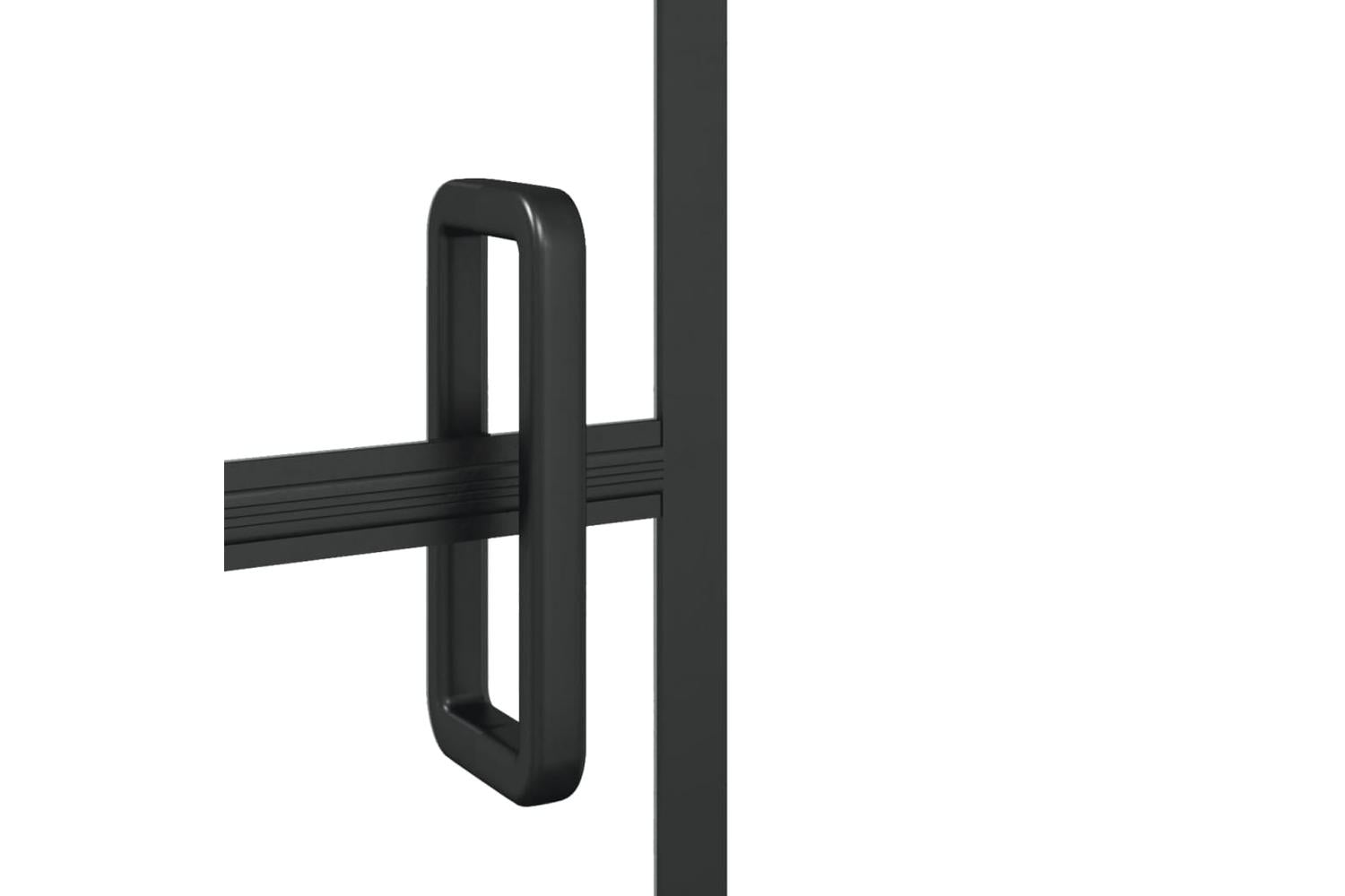 vidaXL 150746 Shower Enclosure | Transparent & Black-4