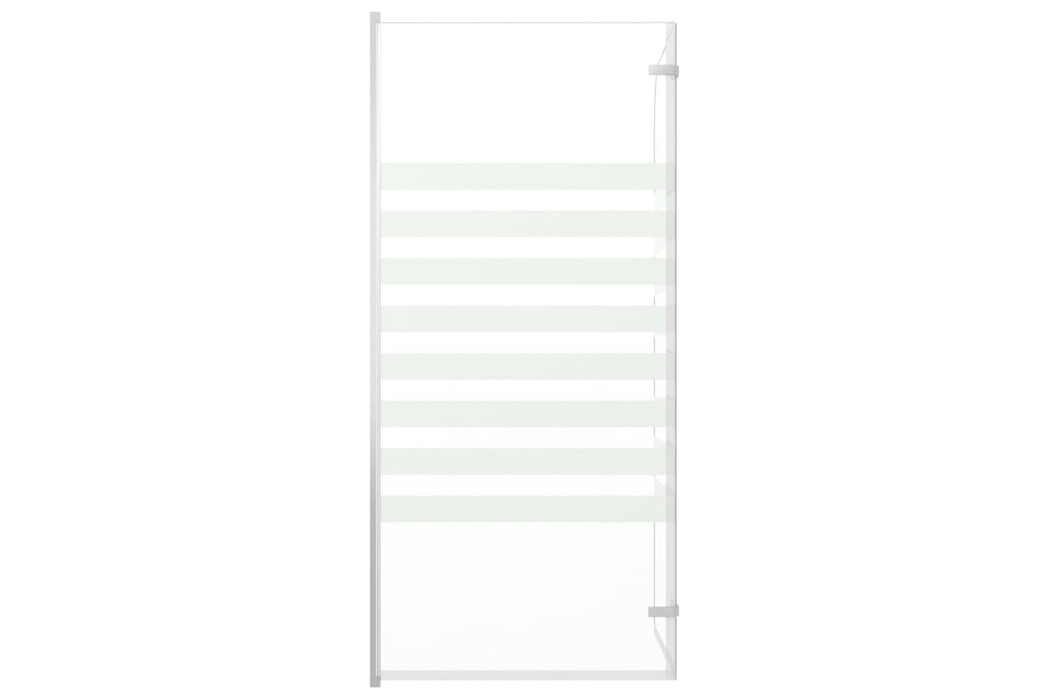 vidaXL 146225 Bath Enclosure 120x140cm Tempered Glass Stripe-5