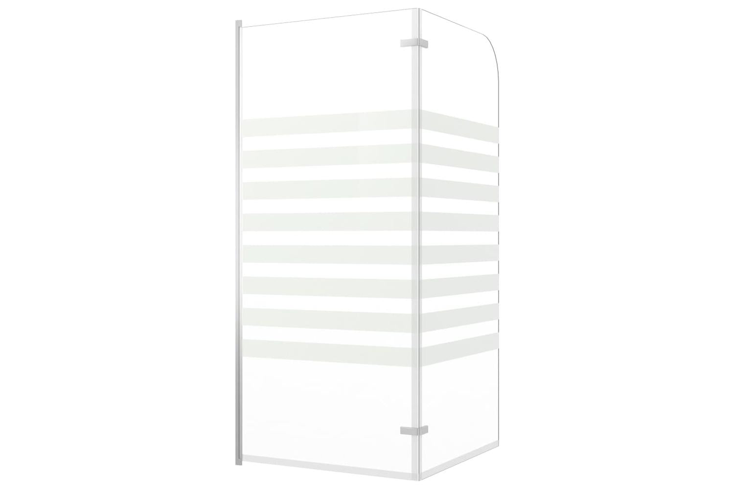 vidaXL 146225 Bath Enclosure 120x140cm Tempered Glass Stripe-6