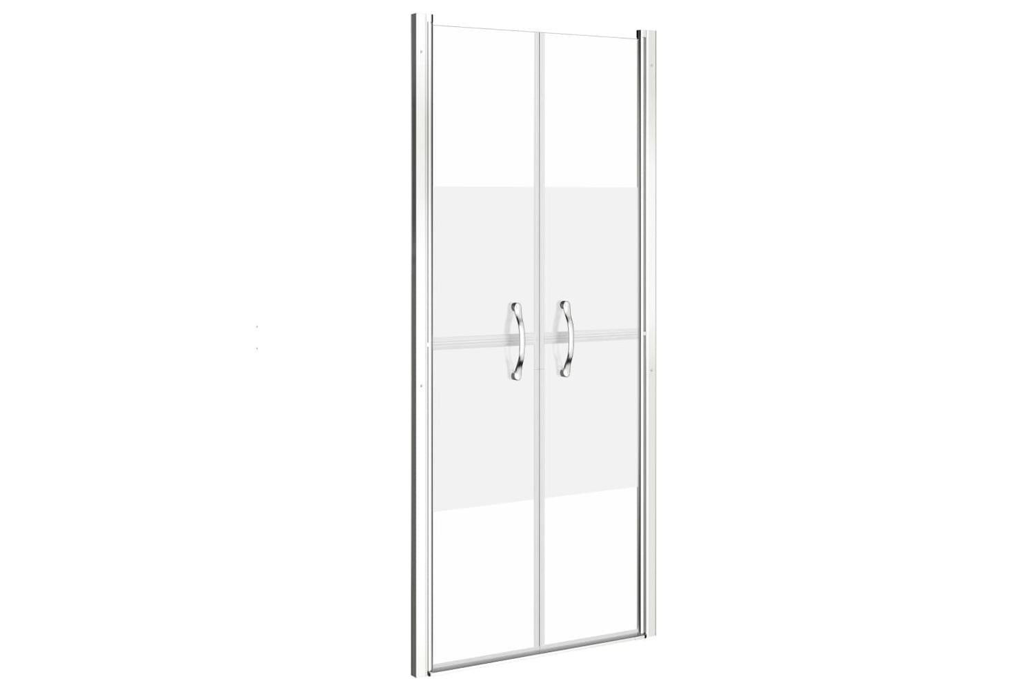 vidaXL 148788 Shower Door Half Frosted Esg 86x190cm-2
