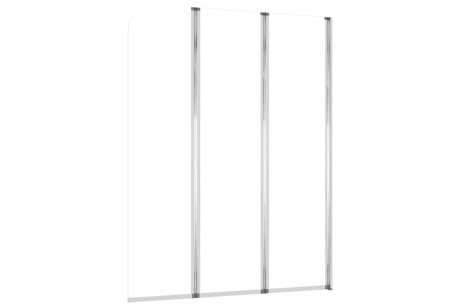 vidaXL 146228 Bath Enclosures 2 Pcs 104x130cm Tempered Glass Transparent-6