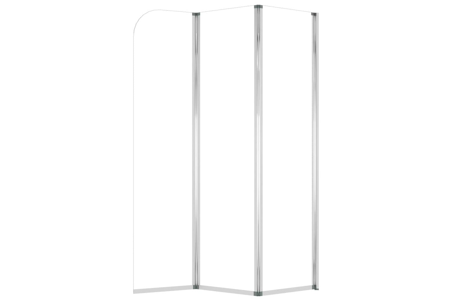 vidaXL 146228 Bath Enclosures 2 Pcs 104x130cm Tempered Glass Transparent-8