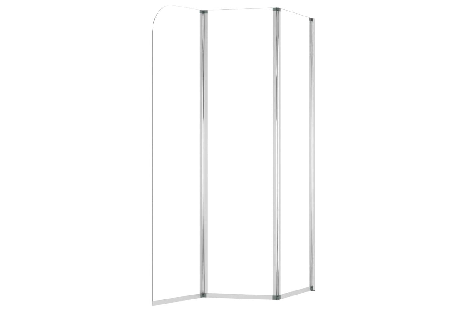 vidaXL 146228 Bath Enclosures 2 Pcs 104x130cm Tempered Glass Transparent-9