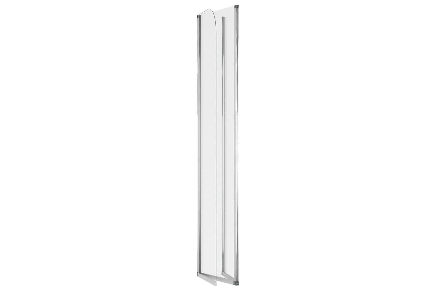 vidaXL 146228 Bath Enclosures 2 Pcs 104x130cm Tempered Glass Transparent-10