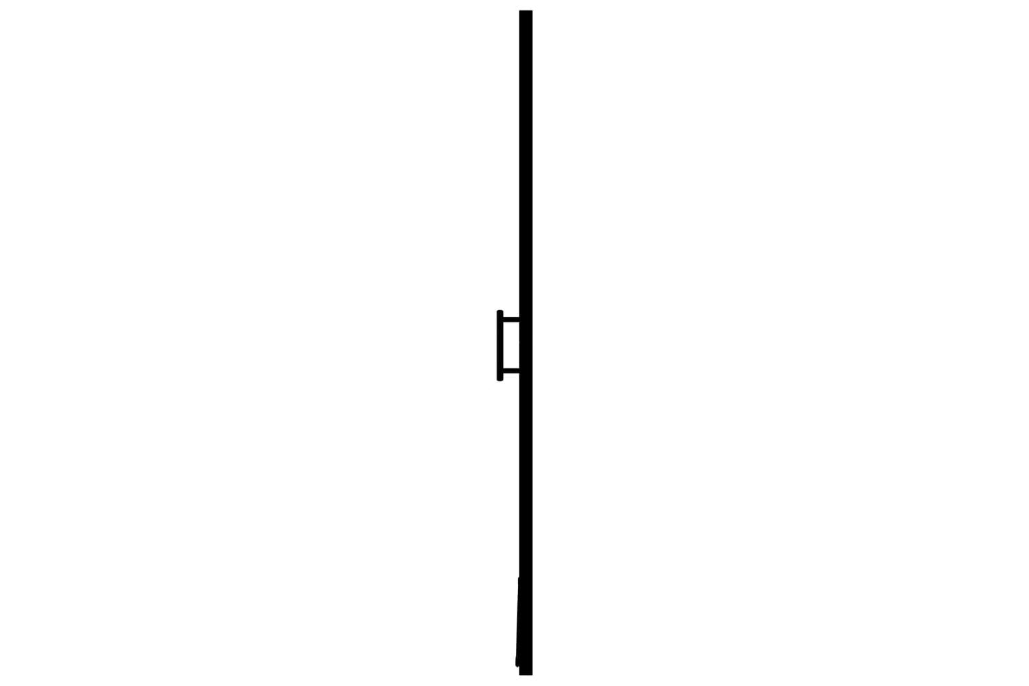 vidaXL 145671 Shower Door Tempered Glass 81x195cm Black-5