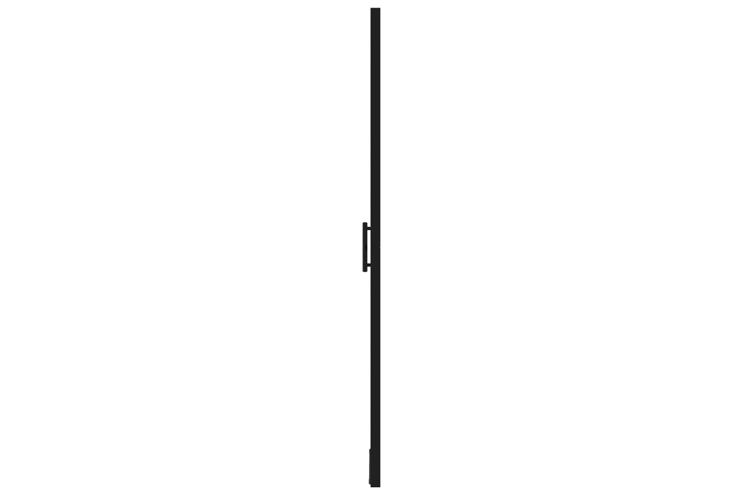 vidaXL 148891 Shower Door Tempered Glass 91x195cm Black-4