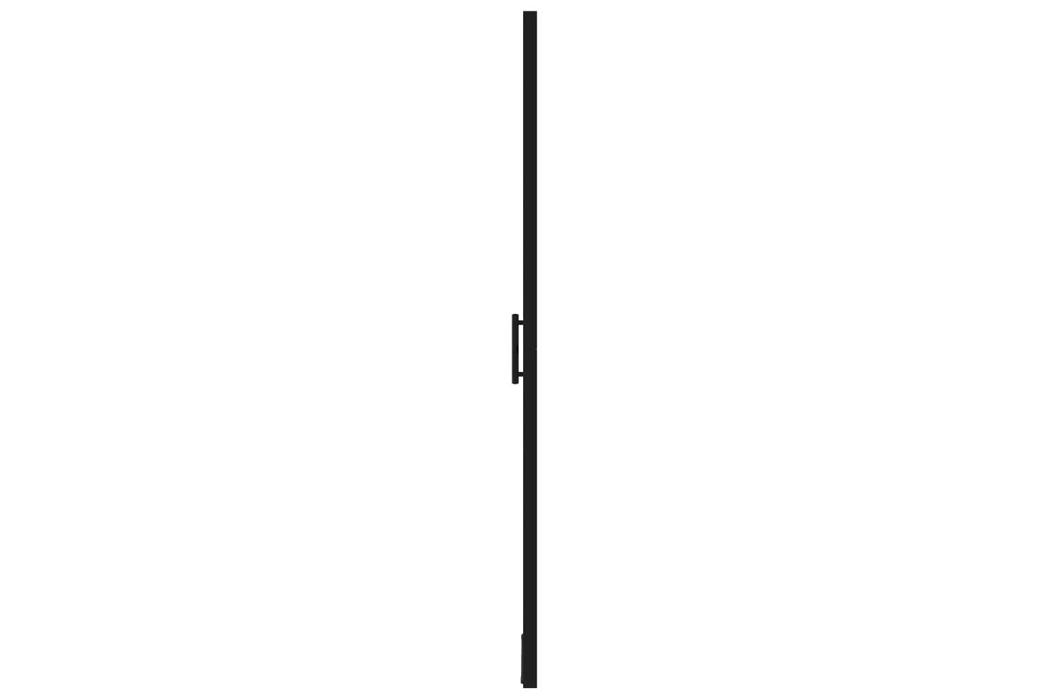 vidaXL 148887 Shower Door Tempered Glass 81x195cm Black-4
