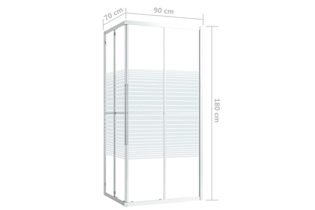 vidaXL 150763 Shower Cabin Esg 90x70x180cm-9
