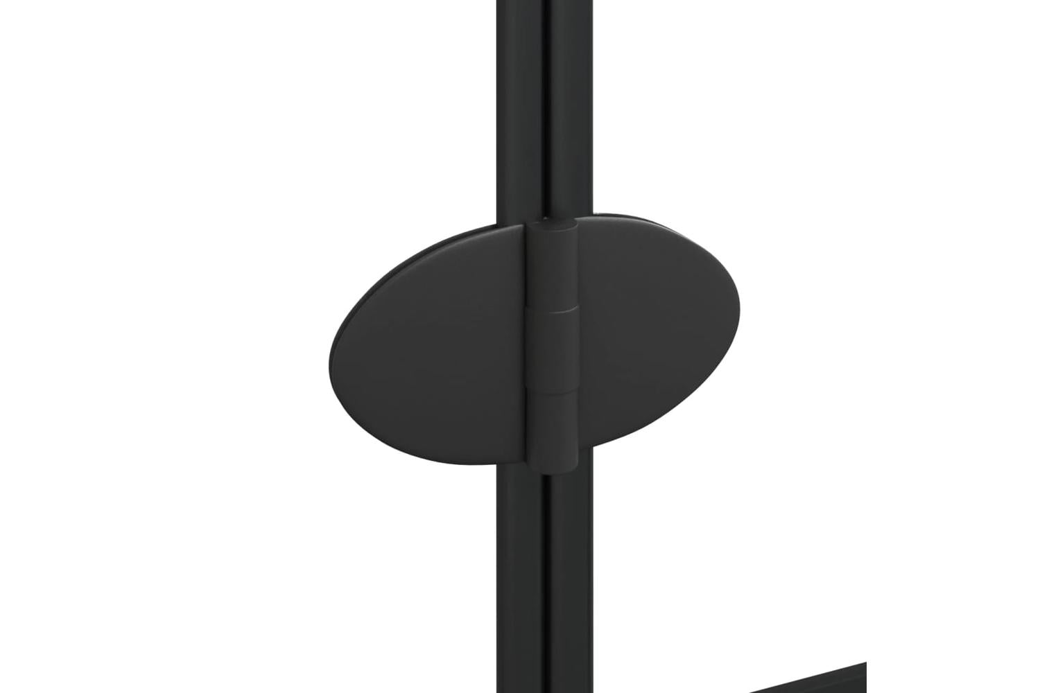 vidaXL 150743 Folding Shower Enclosure Esg 80x140cm Black-8