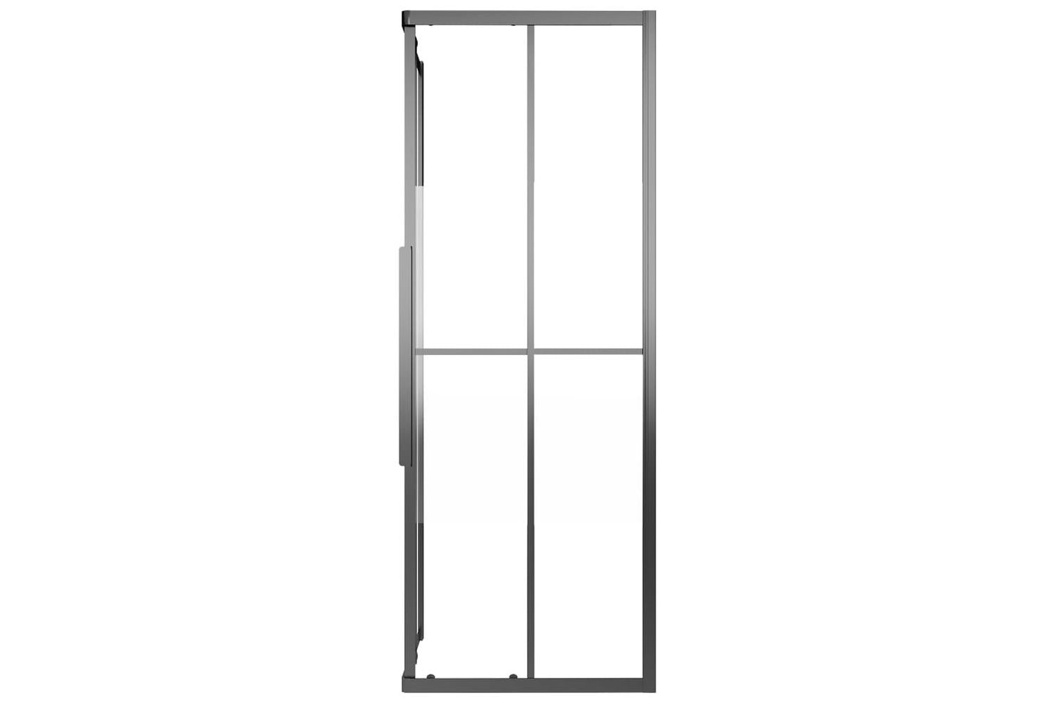 vidaXL 151852 Shower Cabin Half Frosted Esg 80x70x180cm Black-6