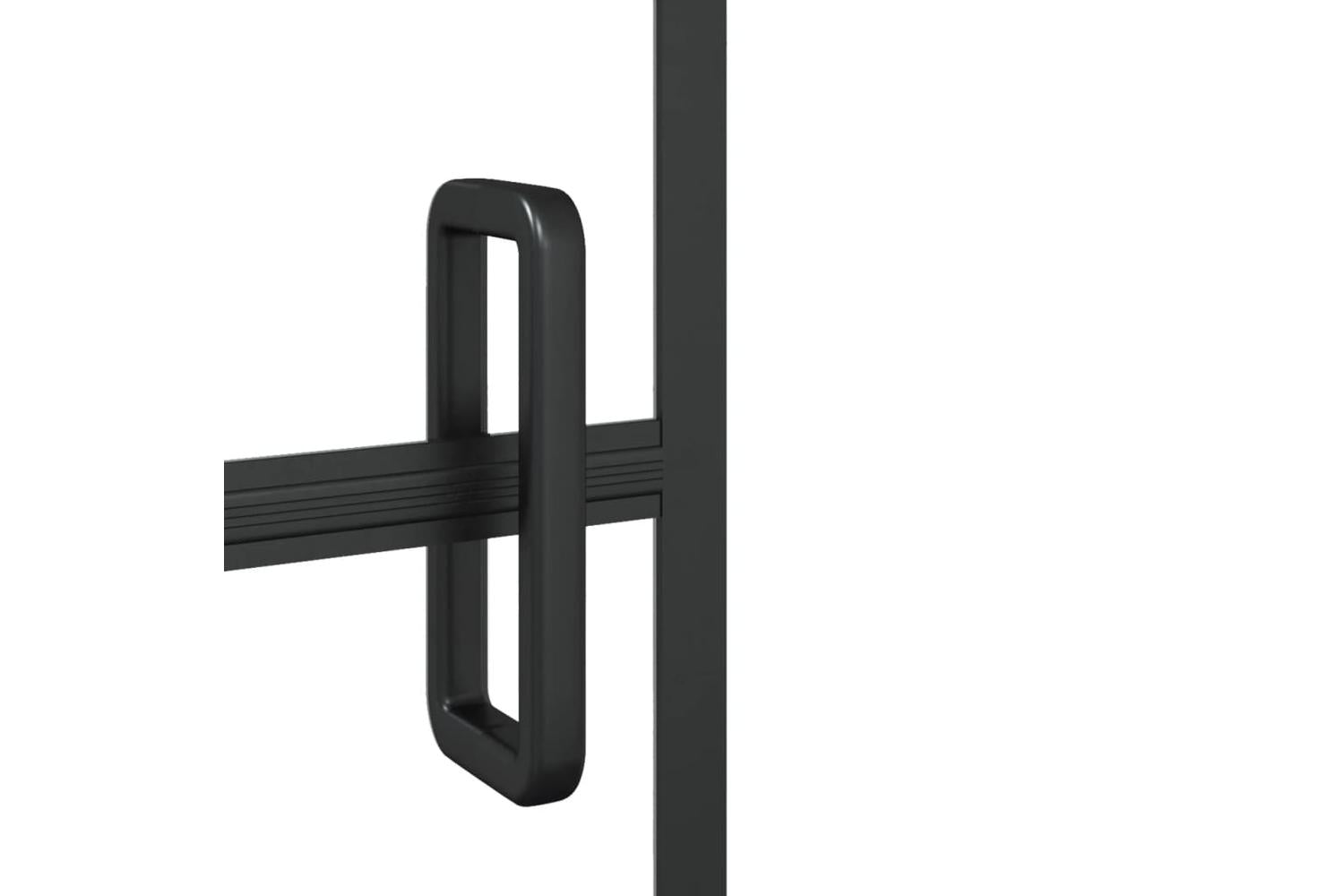 vidaXL 150745 Folding Shower Enclosure Esg 120x140cm Black-7