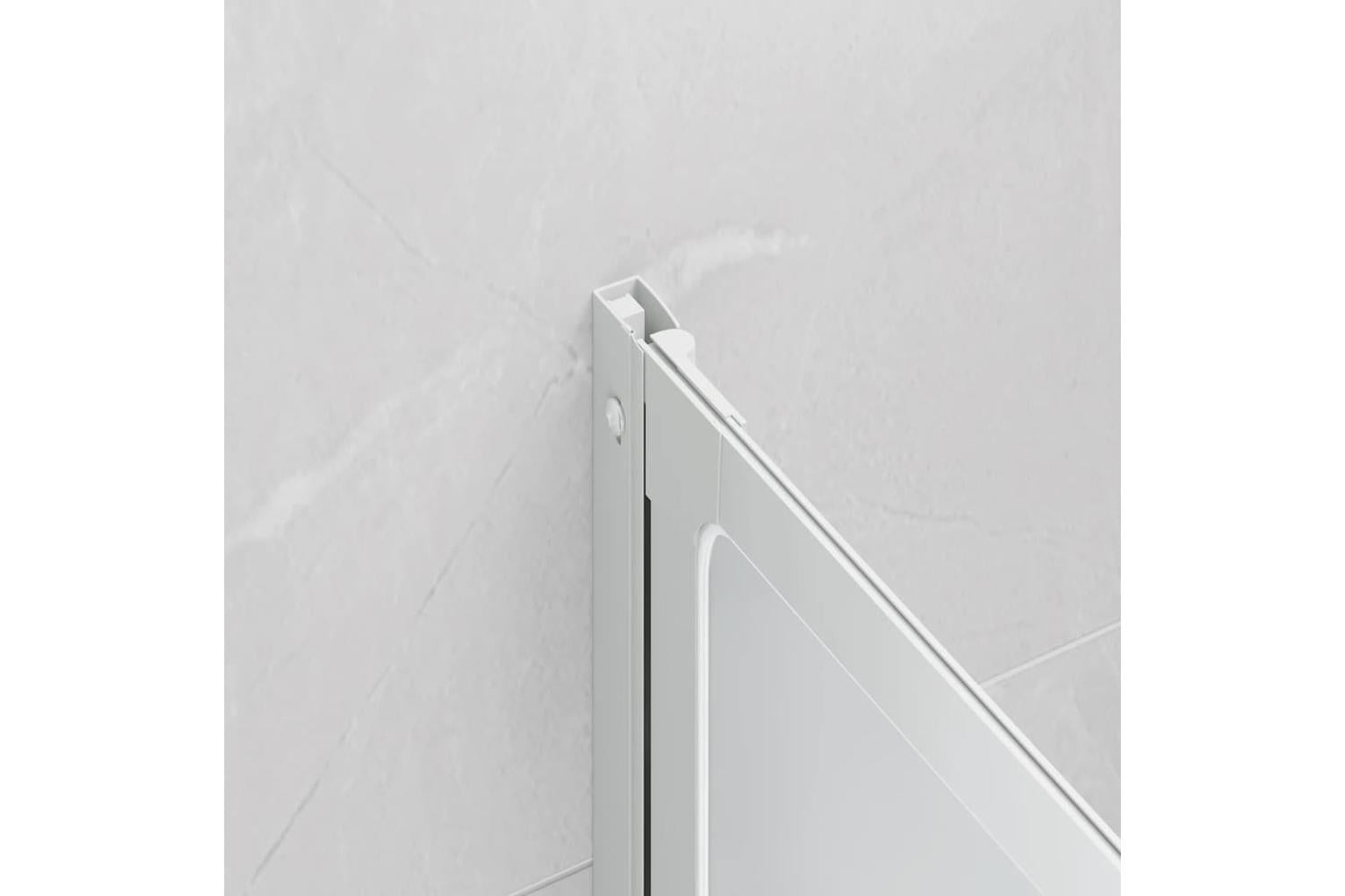 vidaXL 140786 Shower Bath Screen Wall 140 X 168cm 7 Panels Foldable With Towel Rack-4