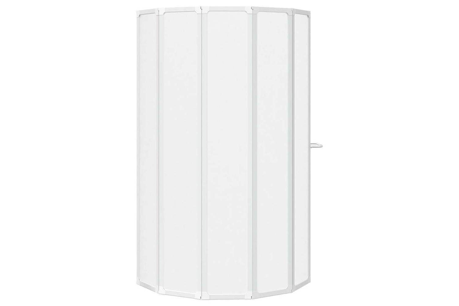 vidaXL 140786 Shower Bath Screen Wall 140 X 168cm 7 Panels Foldable With Towel Rack-6