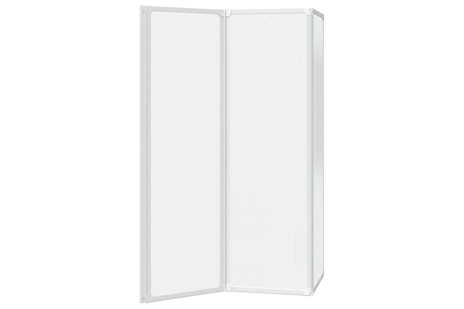 vidaXL 140785 Shower Bath Screen Wall 141 X 132cm 3 Panels Foldable-6