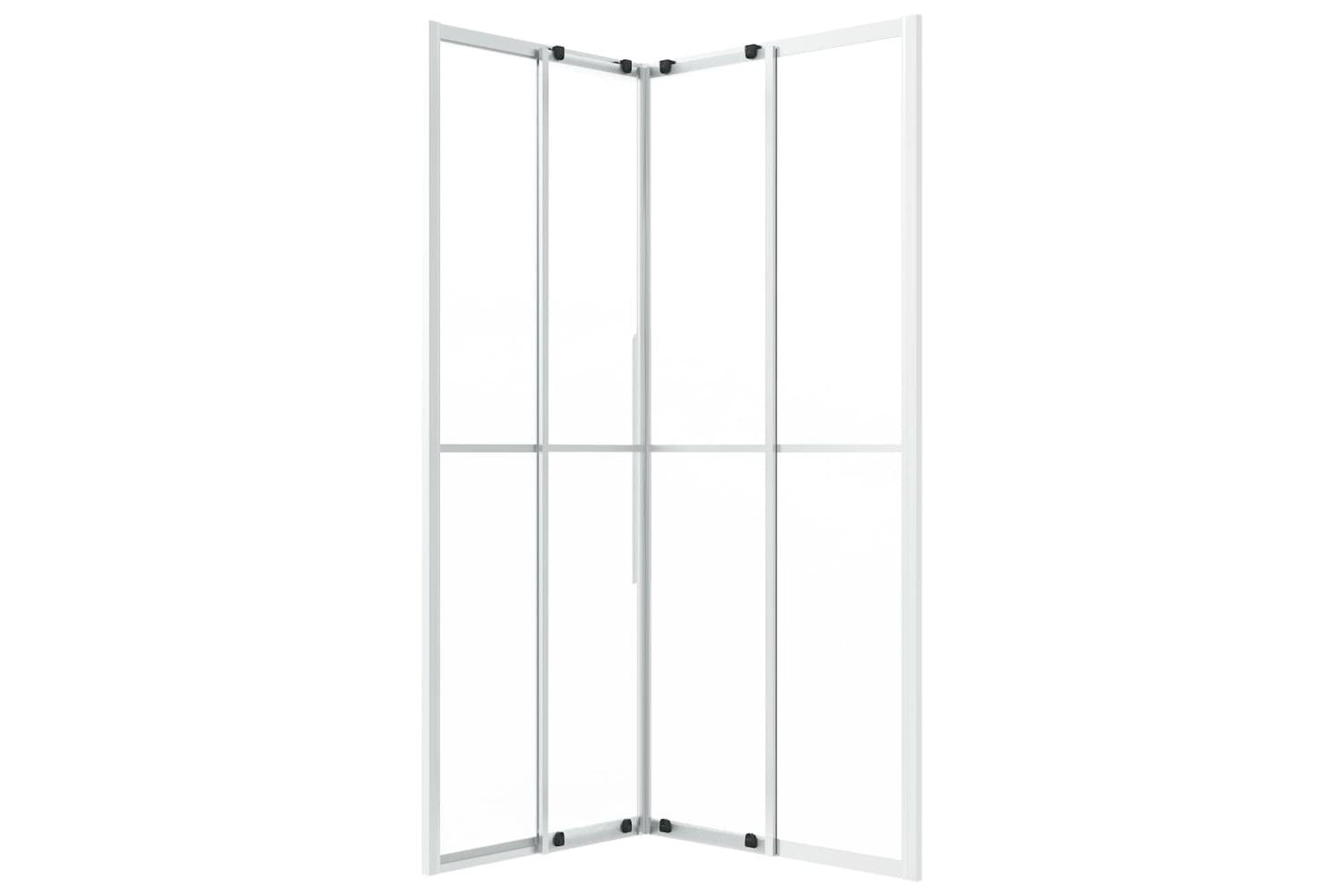 vidaXL 151846 Shower Cabin Frosted Esg 90x70x180cm-5