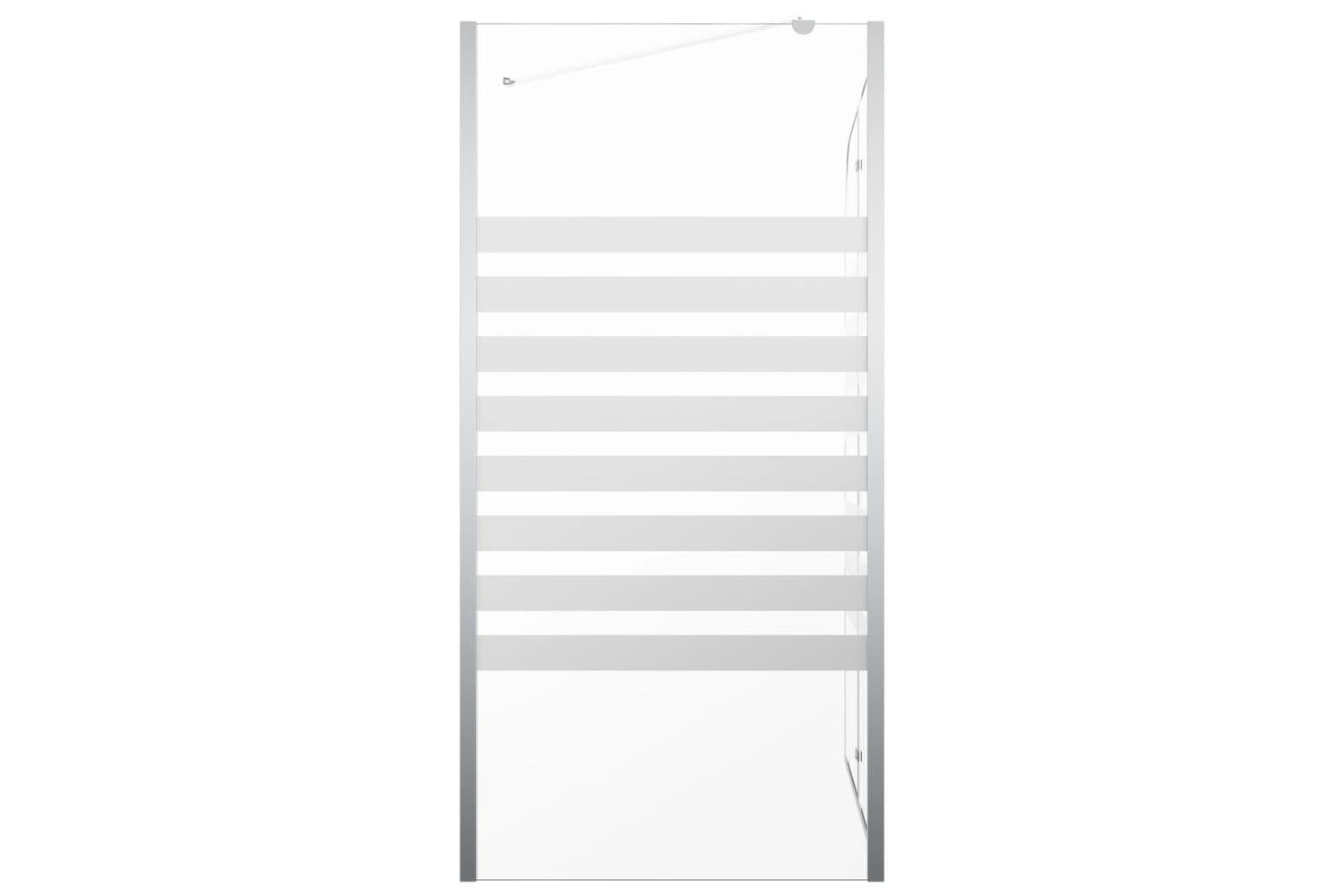 vidaXL 146226 Bath Enclosure 120x68x130cm Tempered Glass Stripe-5
