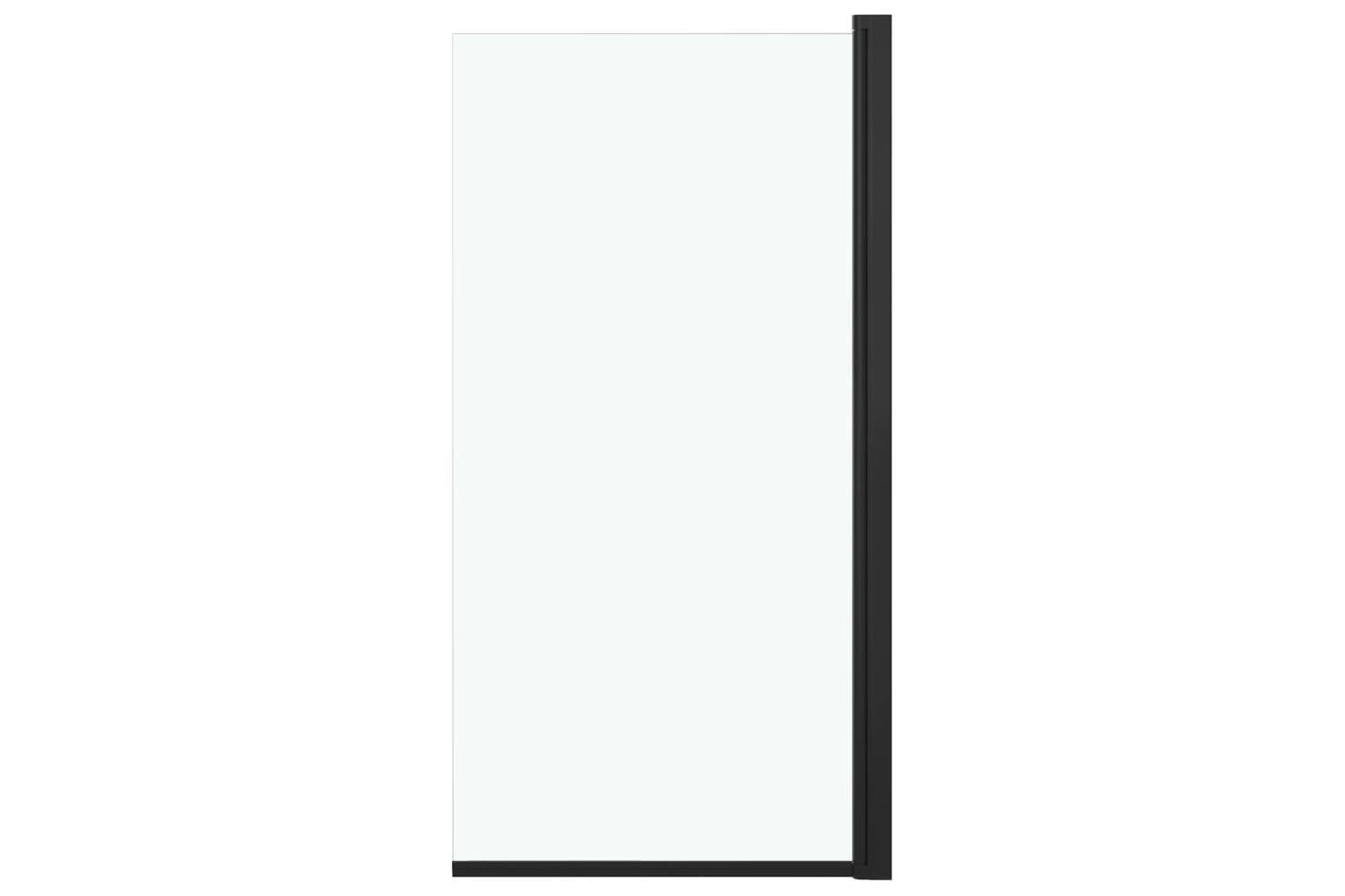 vidaXL 147192 Shower Enclosure Esg 68x130cm Black-2