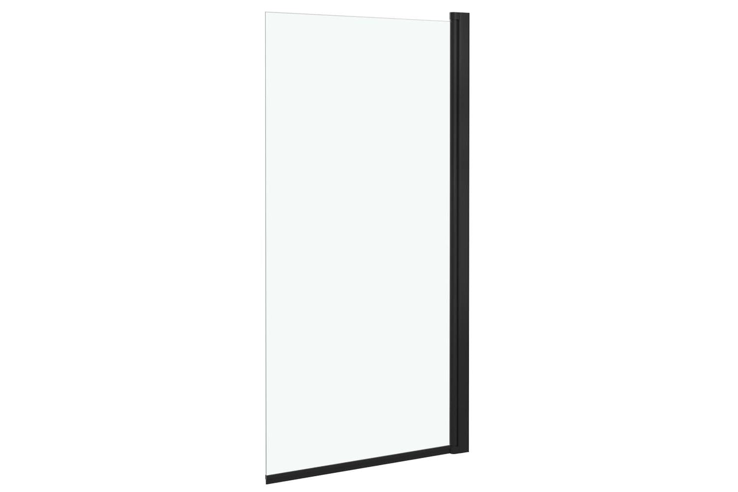 vidaXL 147192 Shower Enclosure Esg 68x130cm Black-3