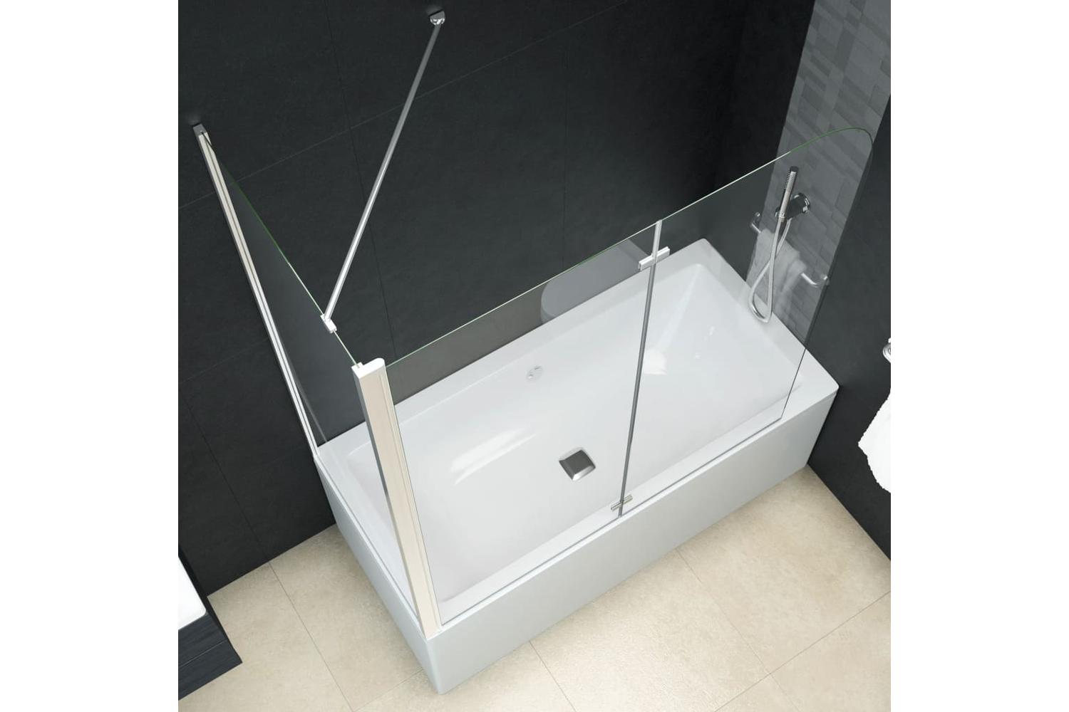 vidaXL 144676 Bi-folding Shower Enclosure Esg 120x68x130cm-5