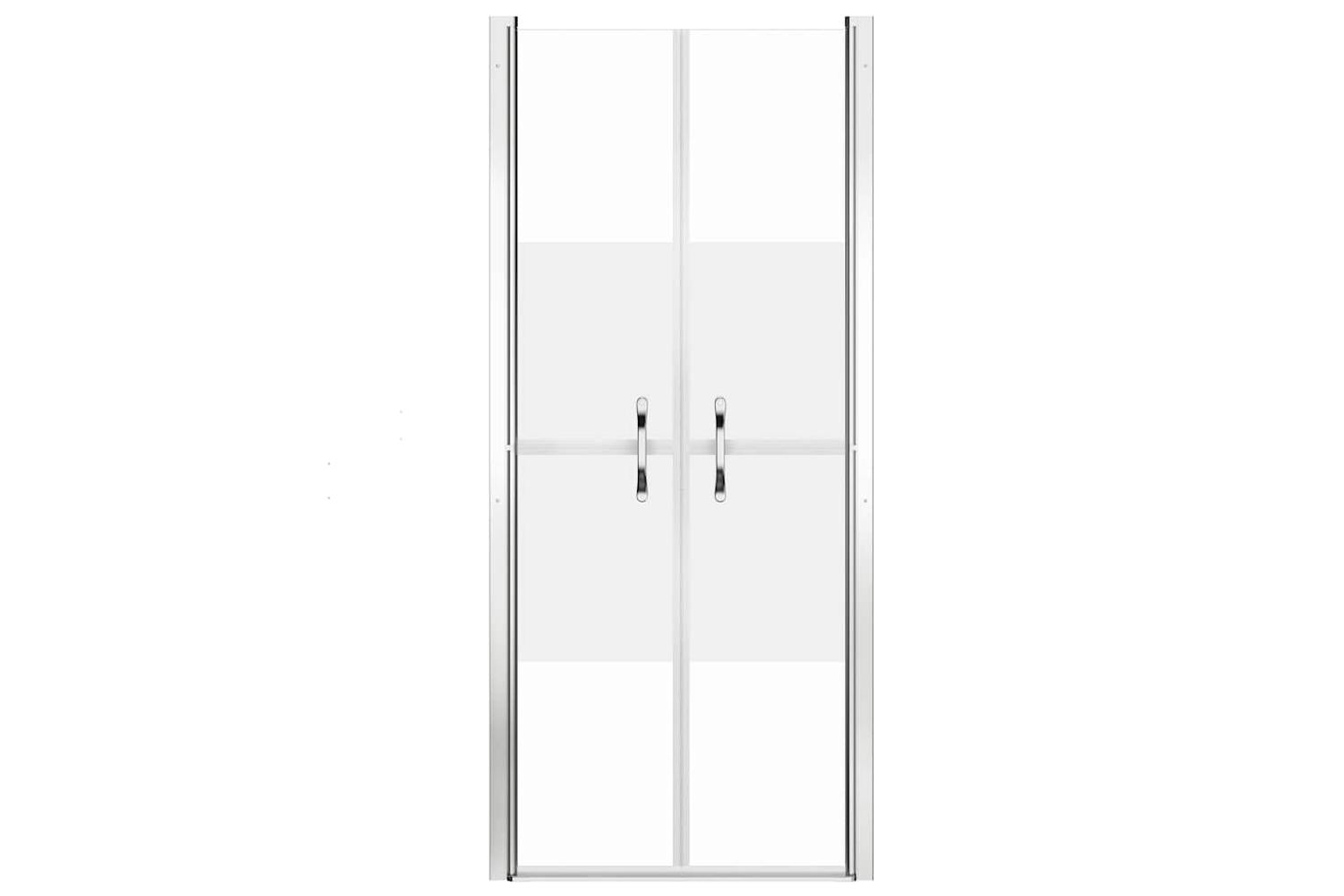 vidaXL 148785 Shower Door Half Frosted Esg 71x190cm-3