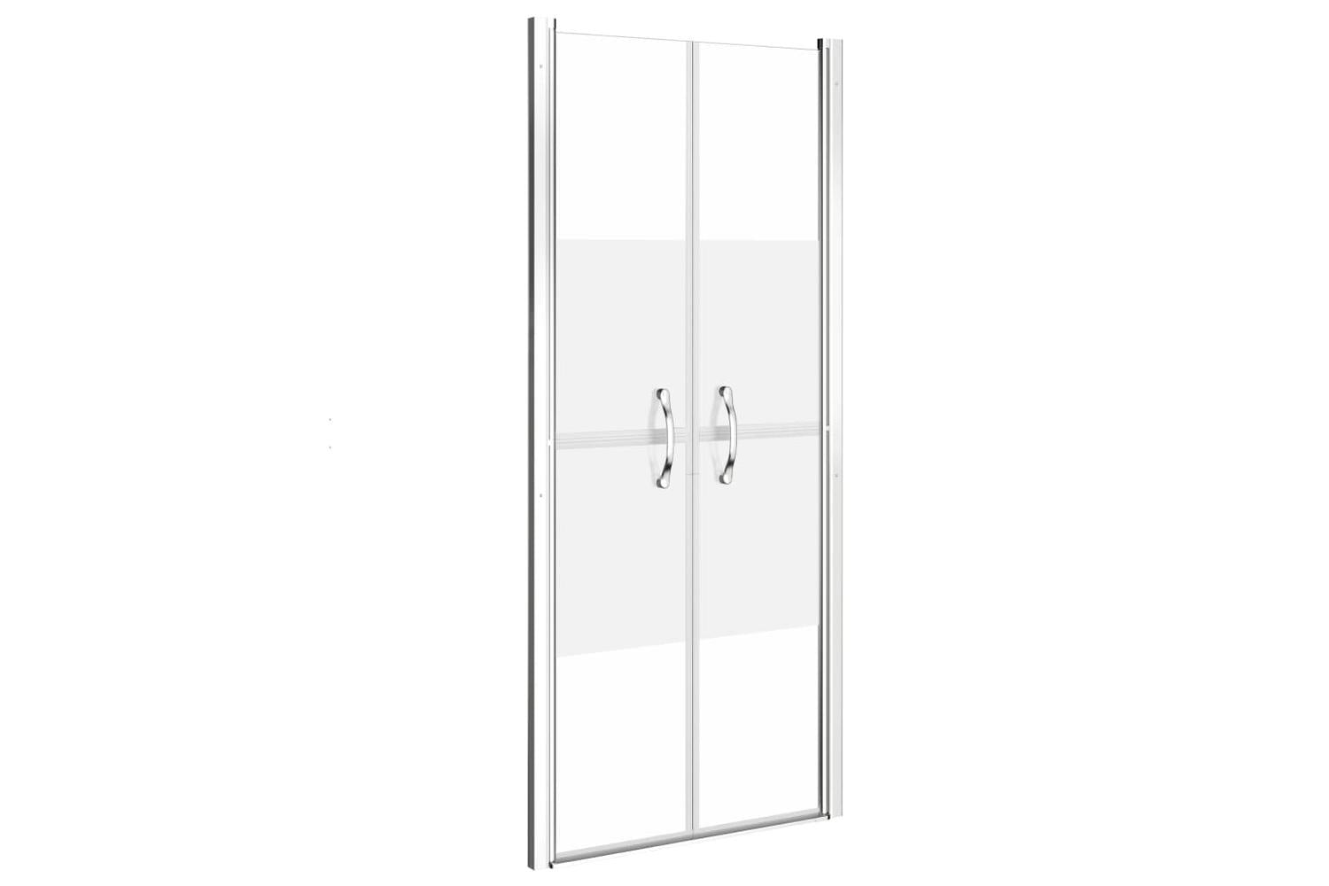 vidaXL 148790 Shower Door Half Frosted Esg 96x190cm