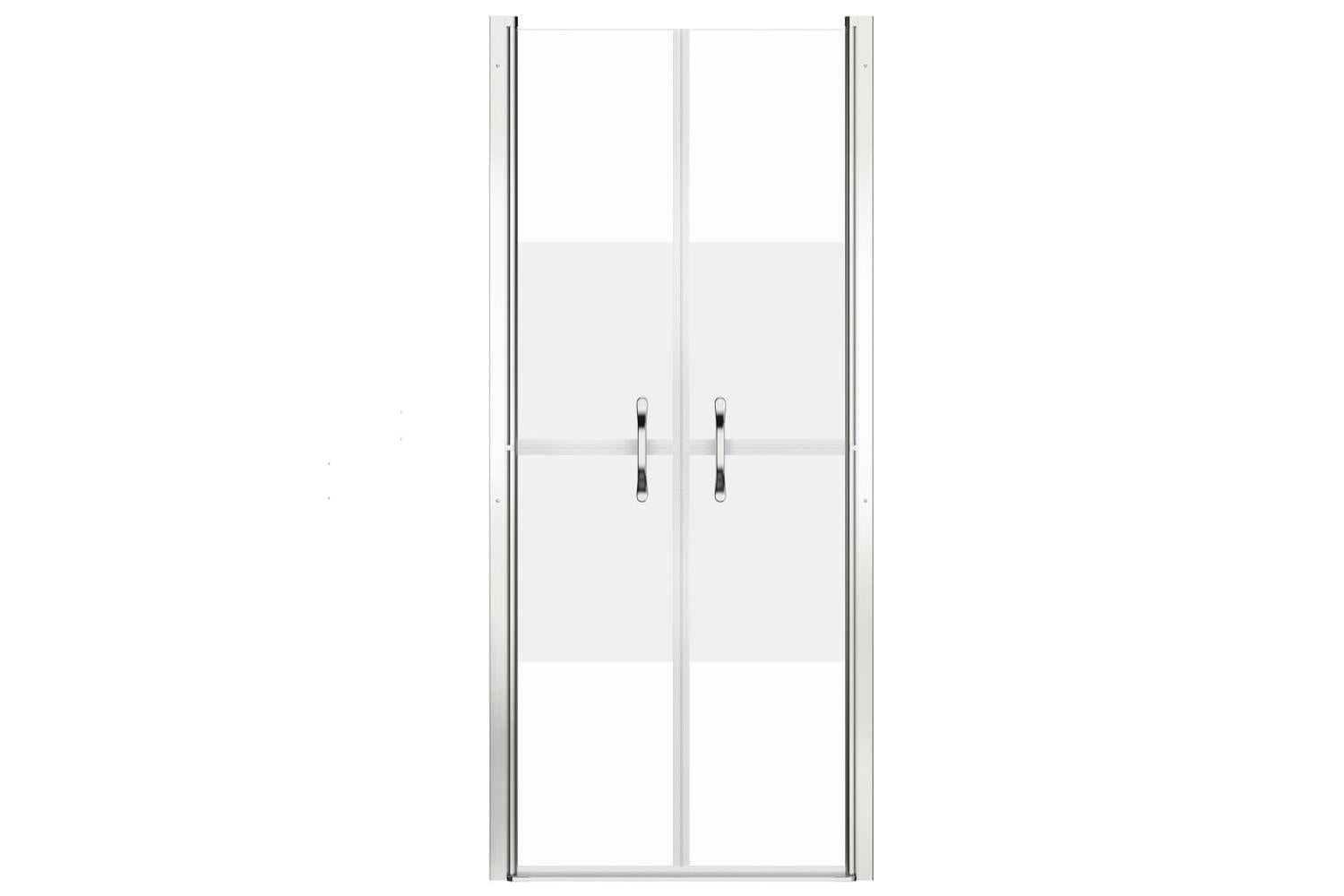 vidaXL 148790 Shower Door Half Frosted Esg 96x190cm-3
