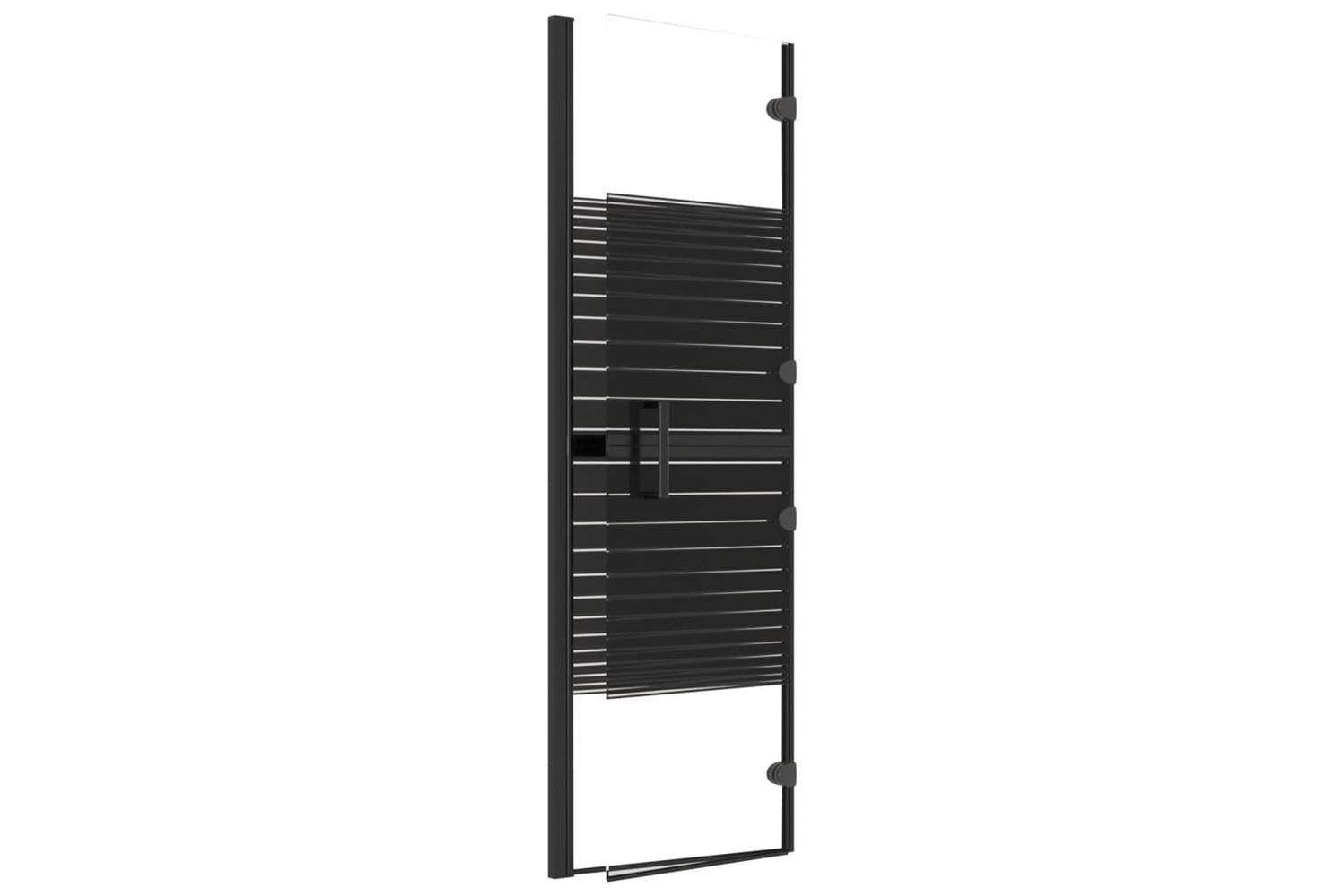 vidaXL 150741 Folding Shower Enclosure Esg 100x140cm Black-5