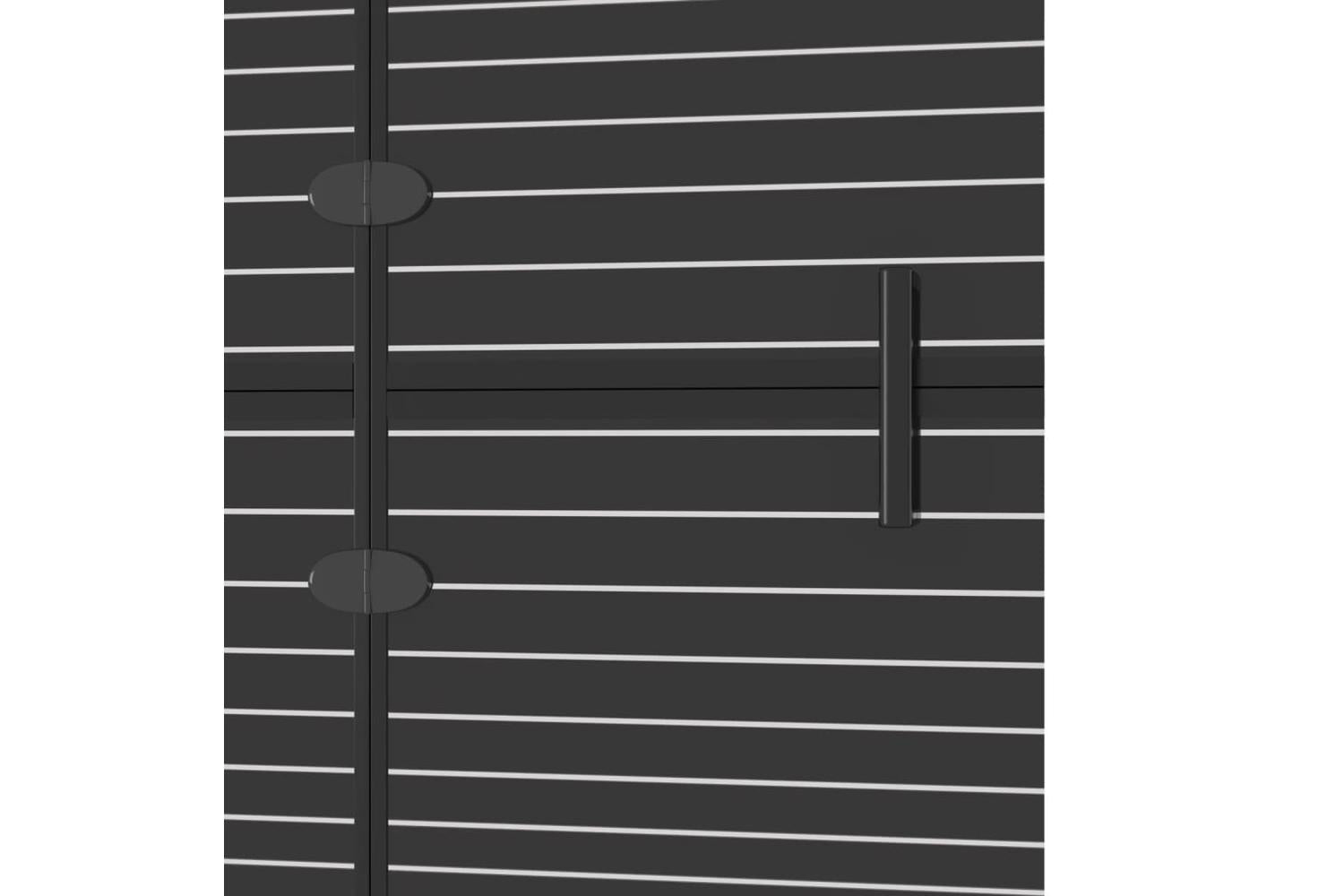 vidaXL 150741 Folding Shower Enclosure Esg 100x140cm Black-6