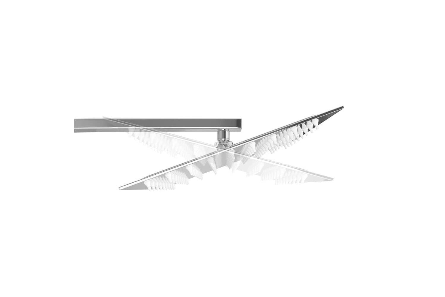 Vidaxl 145053 Dual Head Shower Set With Thermostat Stainless Steel-9