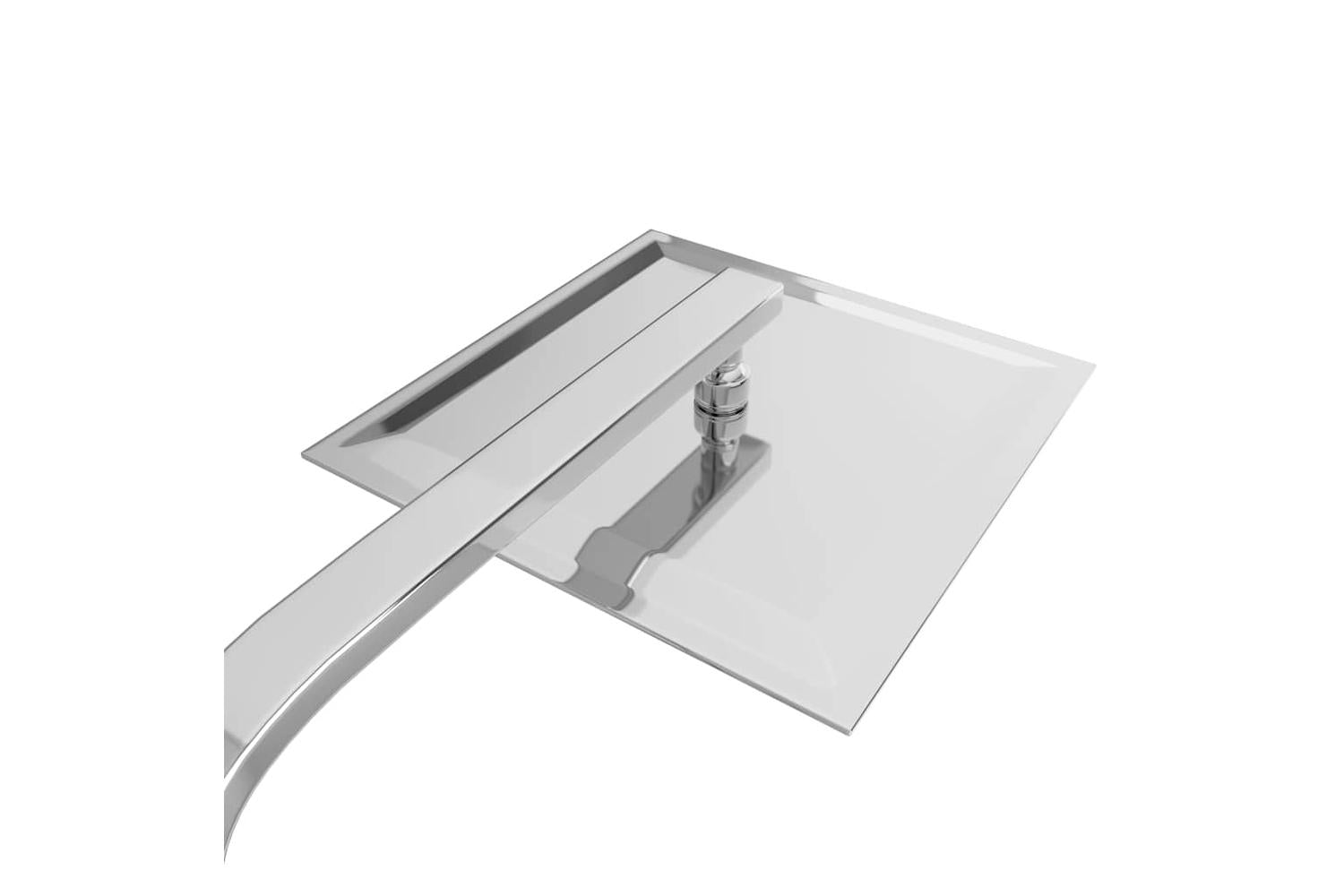 Vidaxl 145053 Dual Head Shower Set With Thermostat Stainless Steel-10