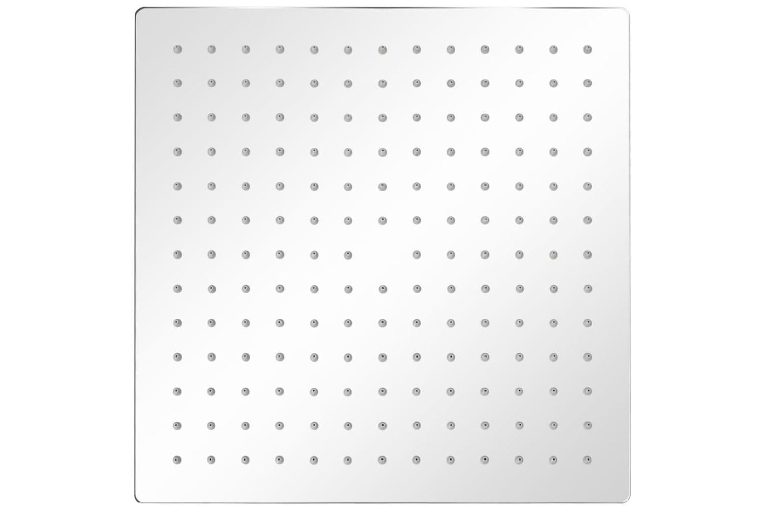 vidaXL 275941 Rain Shower Head 2 Pcs Stainless Steel 30x30cm-2