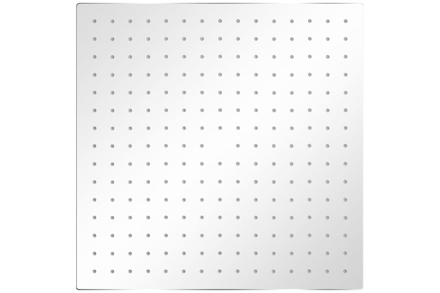 vidaXL 275942 Rain Shower Head 2 Pcs Stainless Steel 40x40cm-2