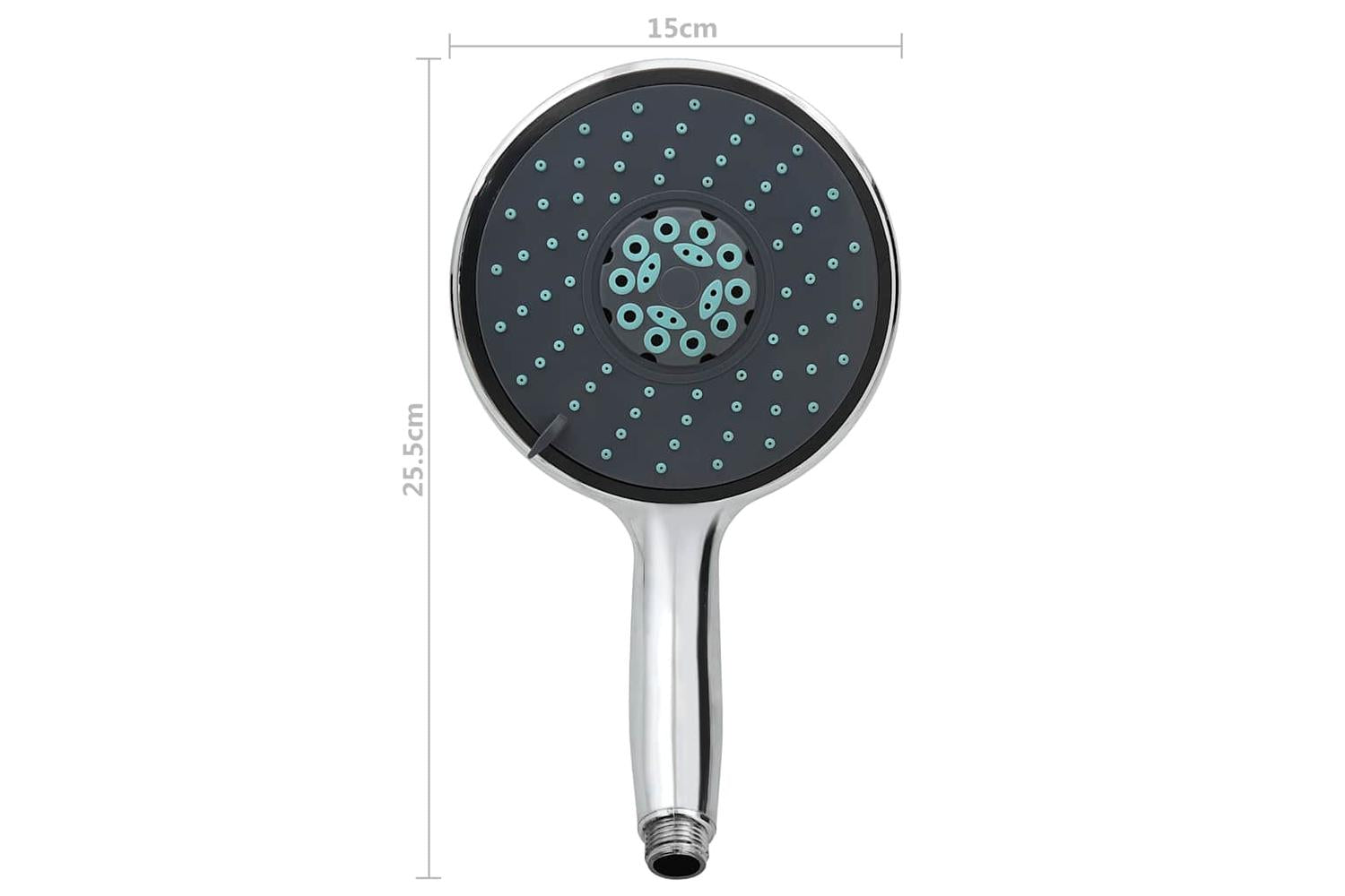 Vidaxl 146487 Multifunctional Handheld Shower Head With 1.5 M Hose Chrome-8