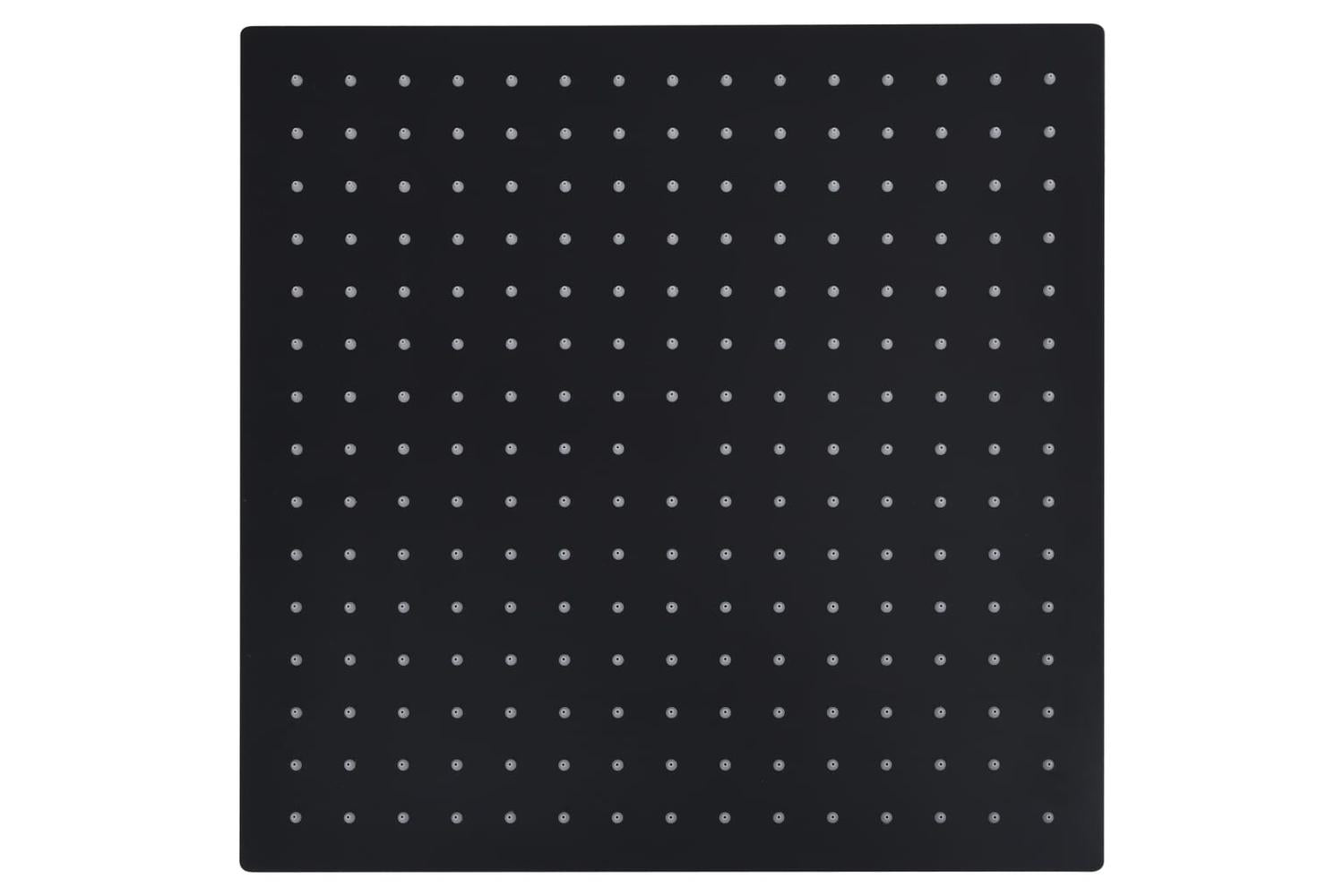 vidaXL 147698 Rain Shower Head Stainless Steel 40x40cm Square Black-2