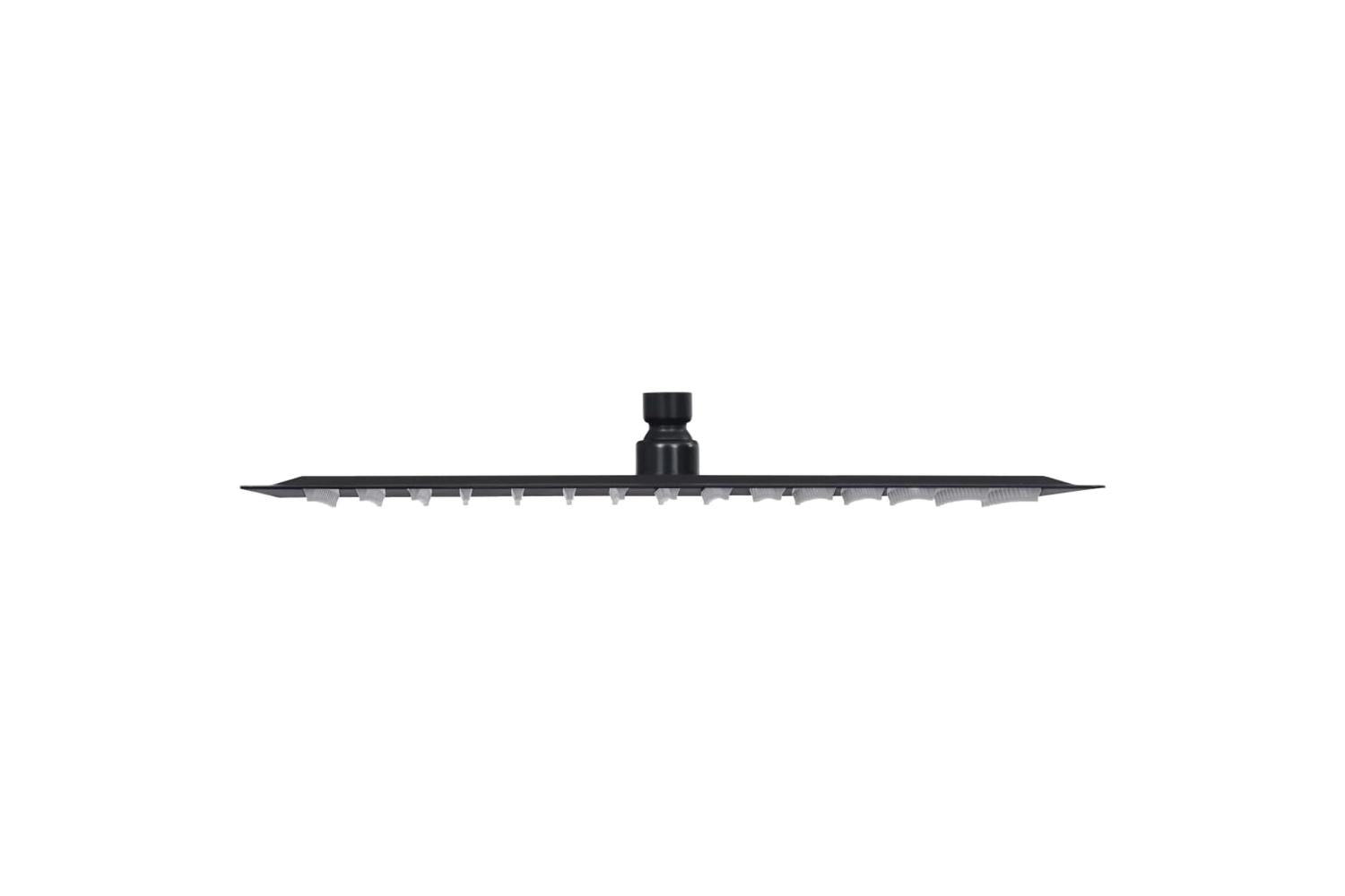 vidaXL 147698 Rain Shower Head Stainless Steel 40x40cm Square Black-3