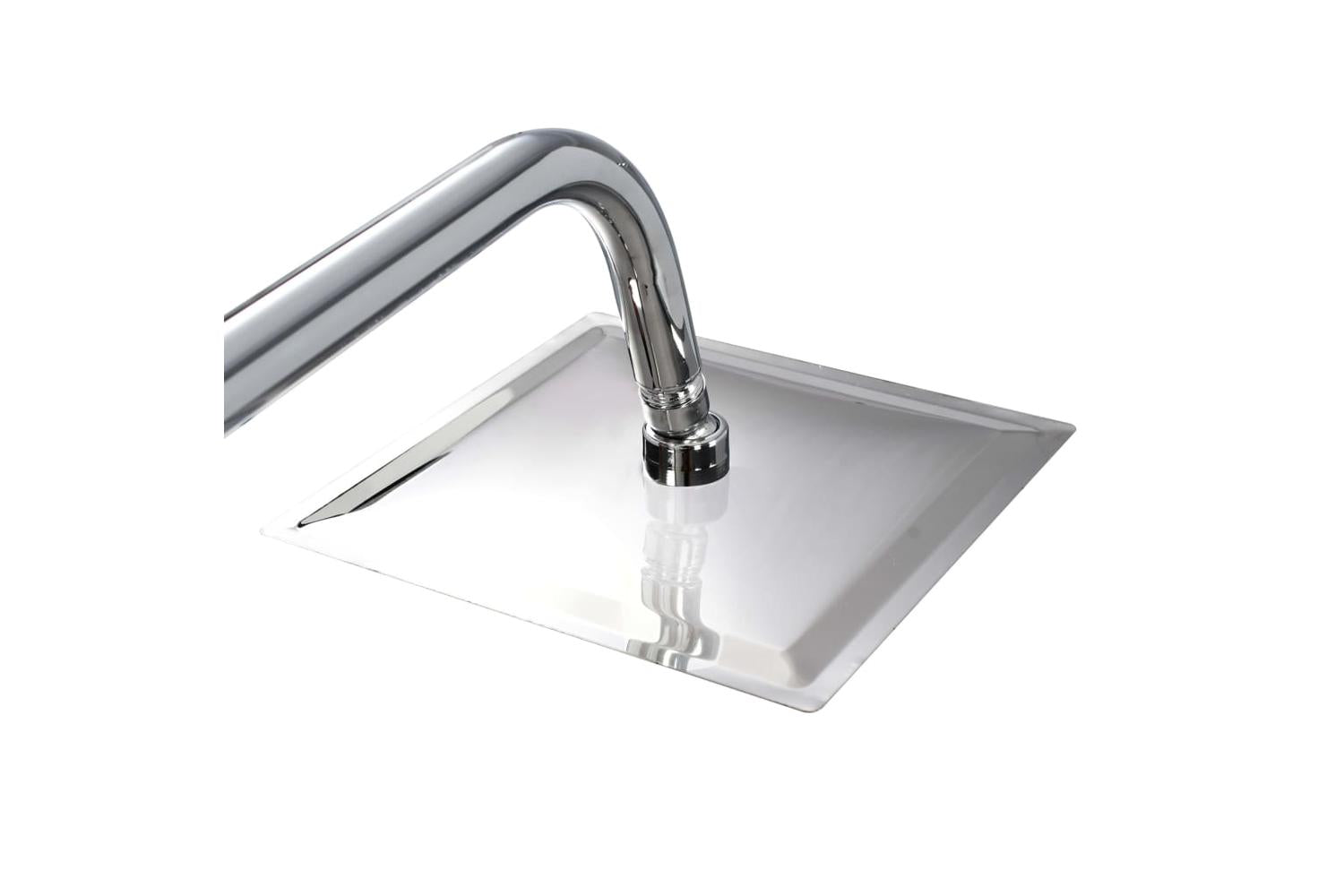 vidaXL 145055 Dual Head Shower Set with Hand Shower | Silver-9