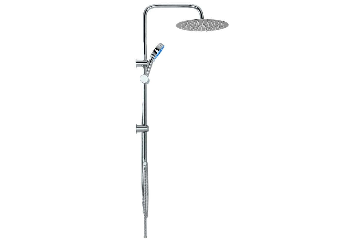 Vidaxl 145056 Dual Head Shower Set With Hand Shower Stainless Steel-4