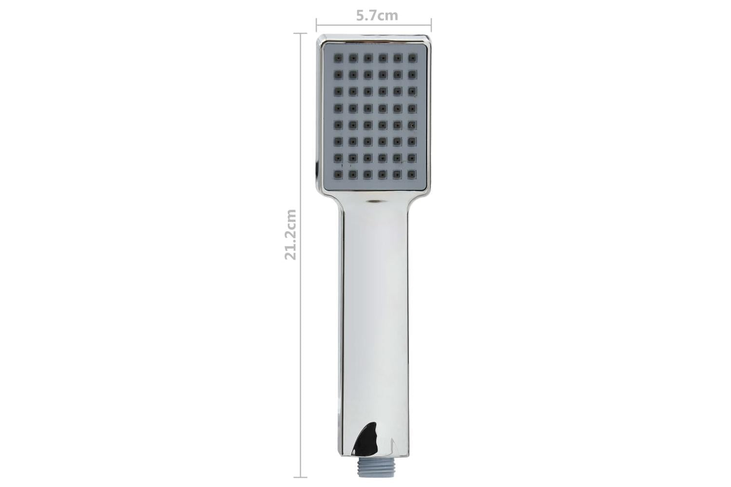 Vidaxl 146490 Handheld Shower Head With 1.5 M Hose Chrome-7