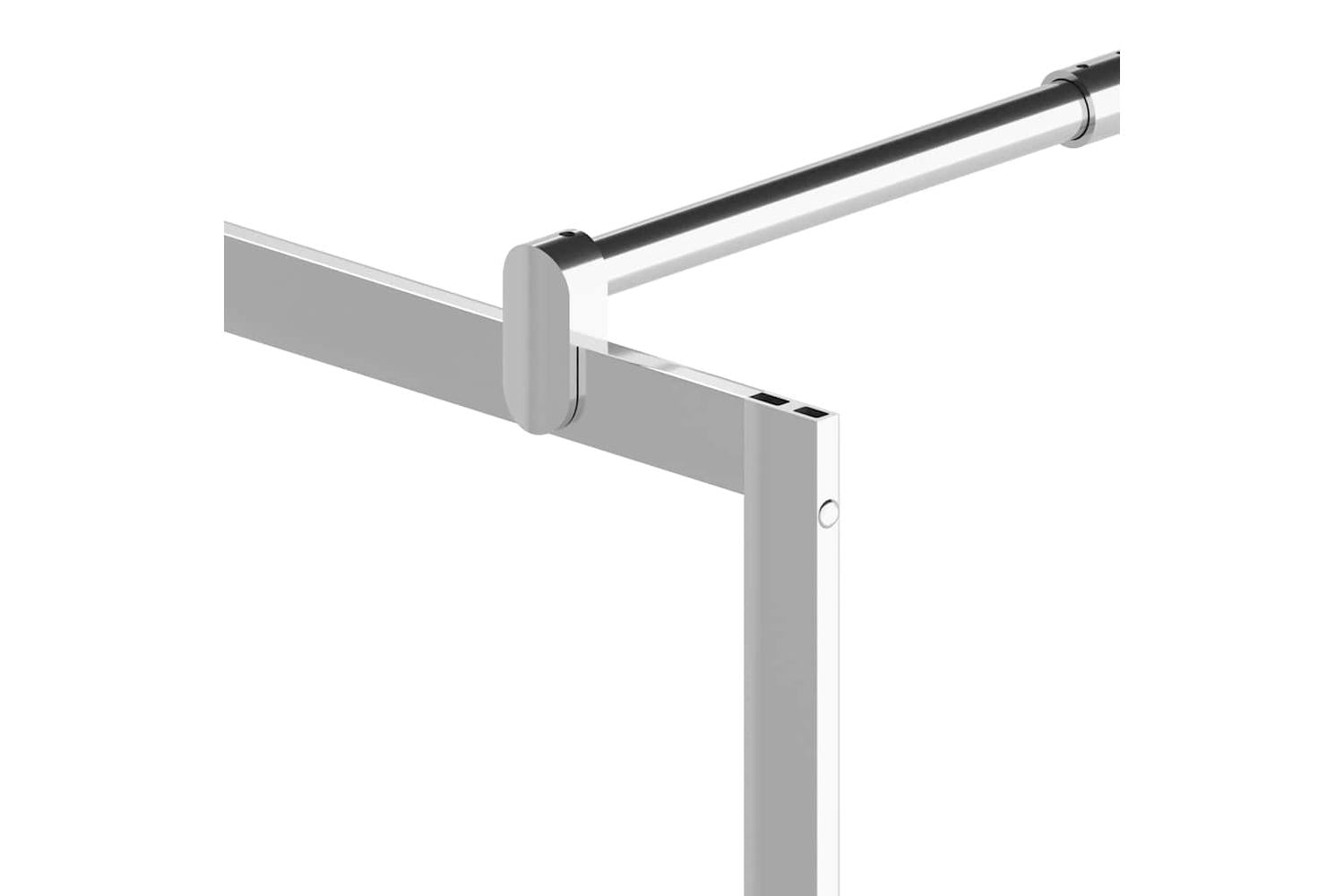 vidaXL 146653 Walk-in Shower Wall Esg Glass With Stone Design 115x195cm-6
